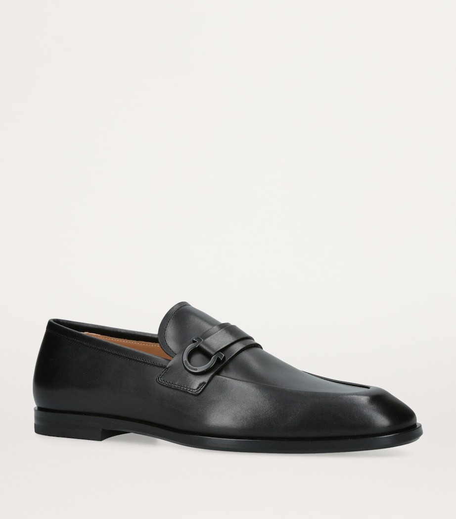 Leather Florio Loafers BLACK Image 3