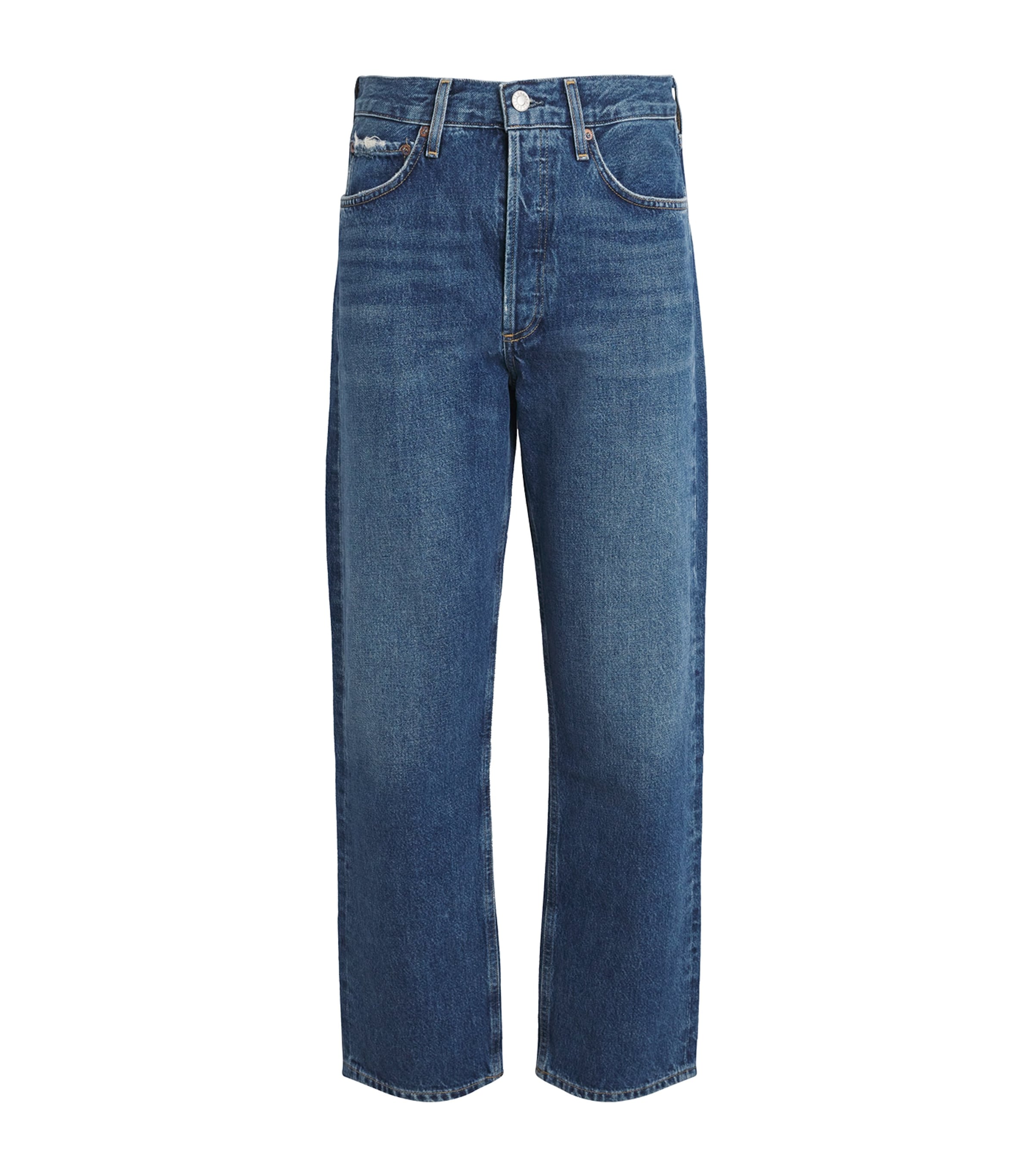 Agolde 90's Straight Jeans In Blue