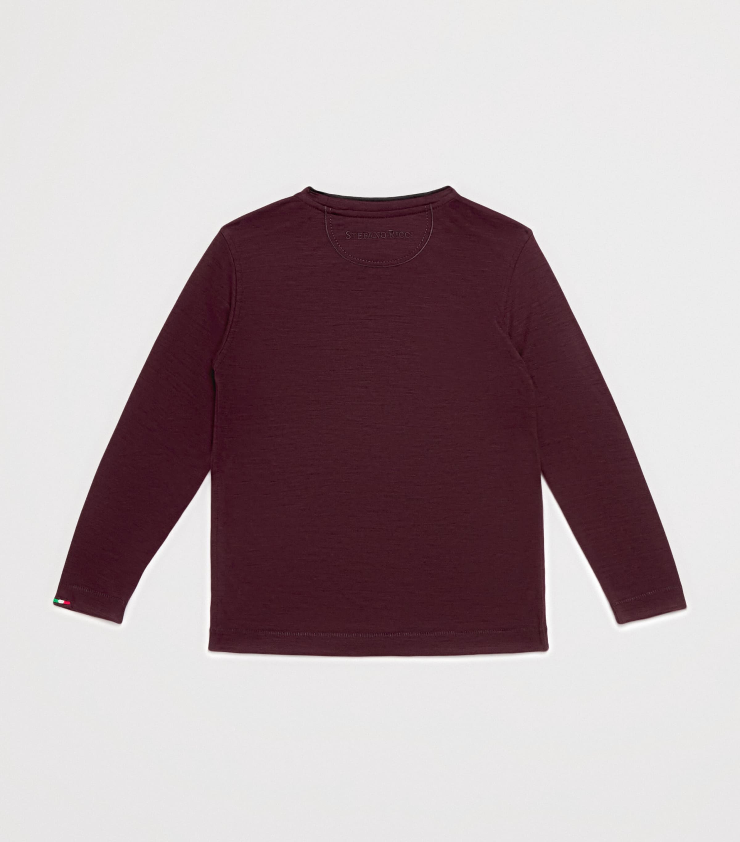 Stefano Ricci Kids Virgin Wool Logo T-Shirt (4-16 Years) Image 2