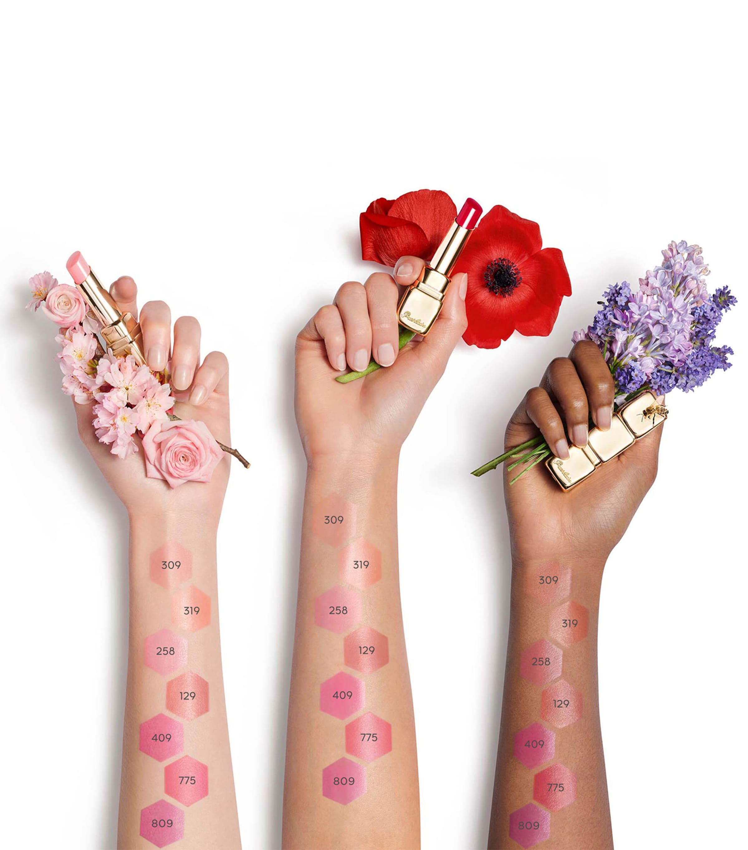 KissKiss Bee Glow Honey Tint Balm (3.2g) 309 HONEY Image 6