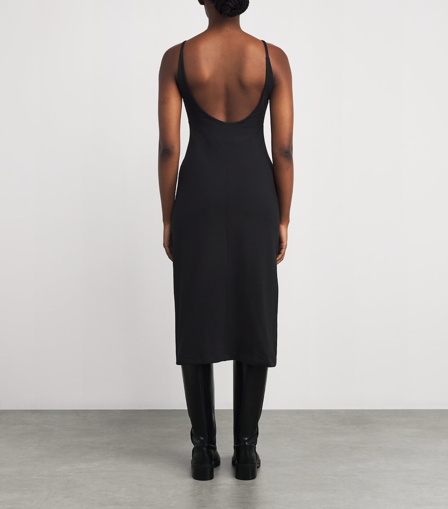 Cotton Mazal Mini Slip Dress BLACK Image 4