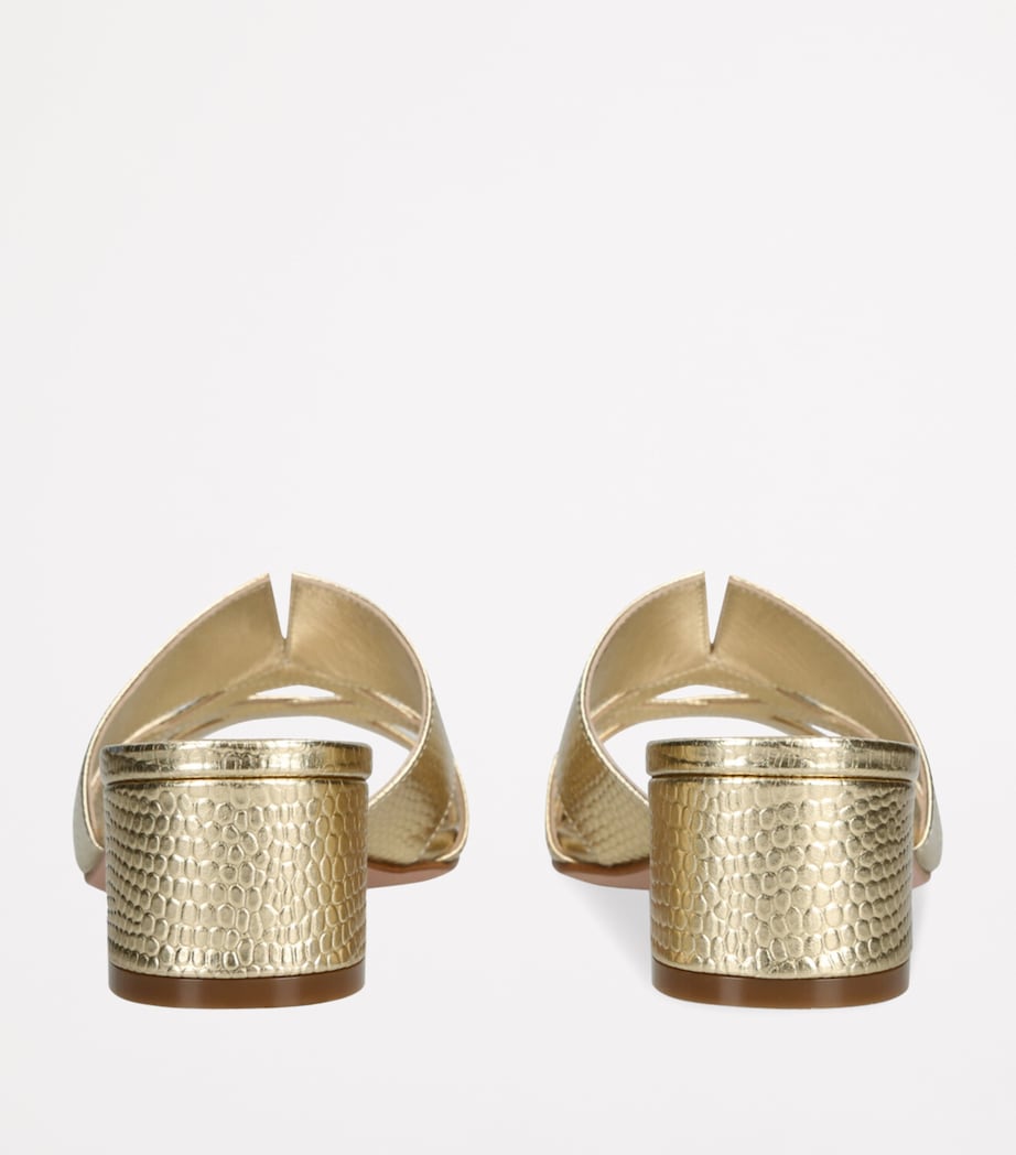 Montreaux Heeled Mules 35 GOLD Image 2