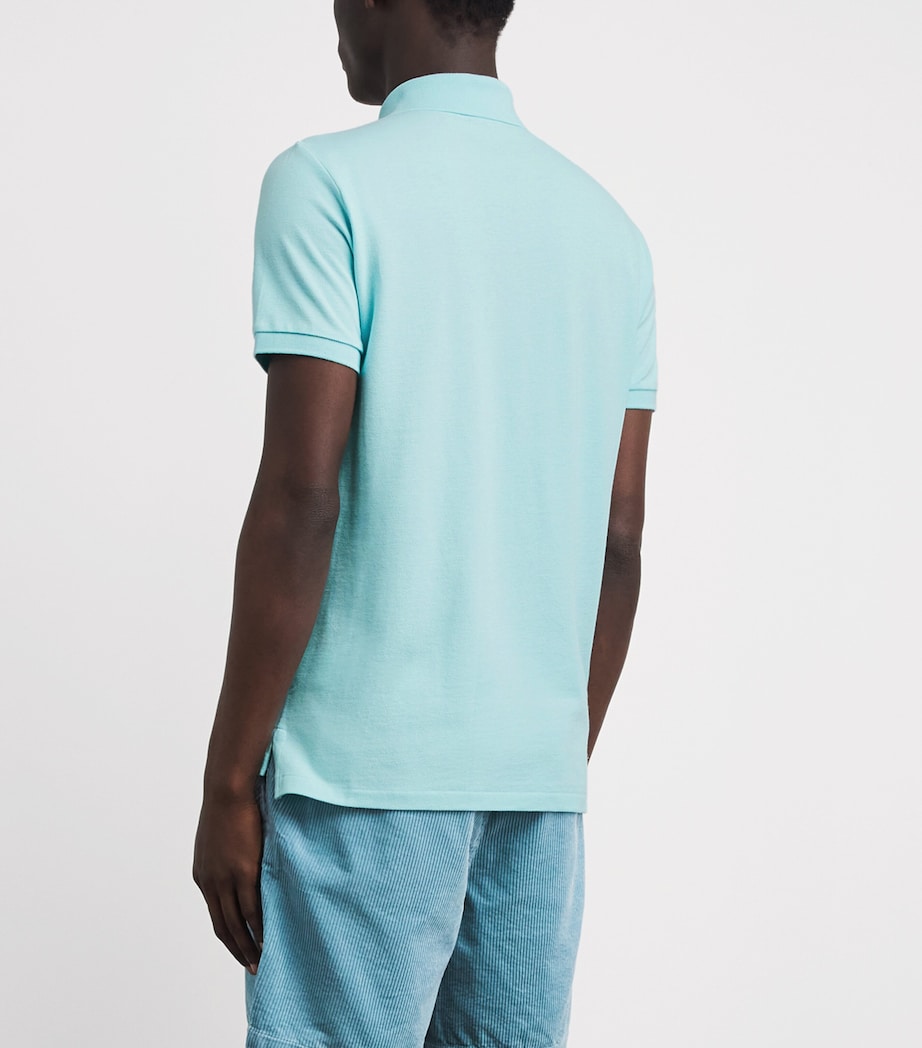 Polo Ralph Lauren Mens Cotton Mesh Custom-Fit Polo Shirt New Image 5