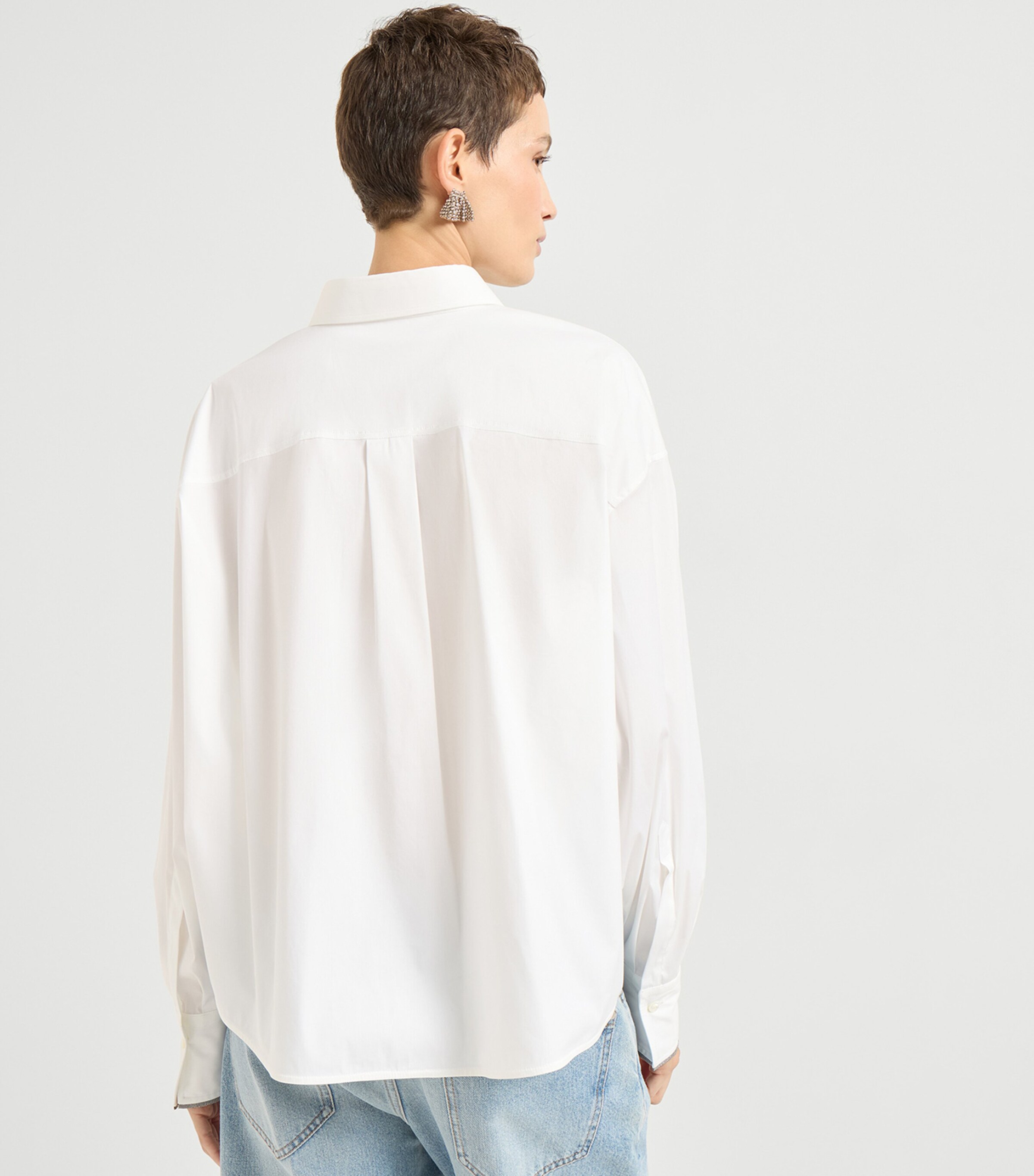 Cotton-Blend Monili Shirt C159 Image 5