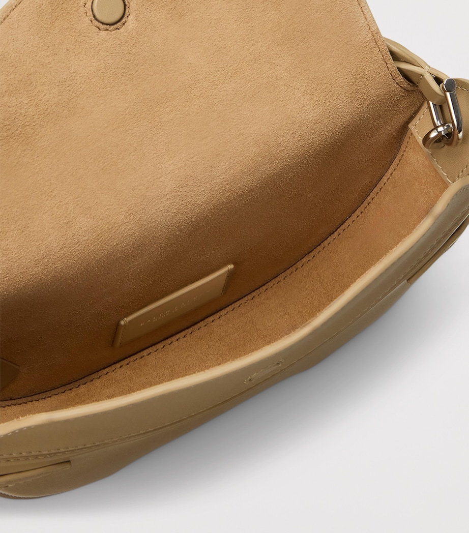 Ralph Lauren Collection Mini Calfskin The Ralph Cross-Body Bag Tan Image 3