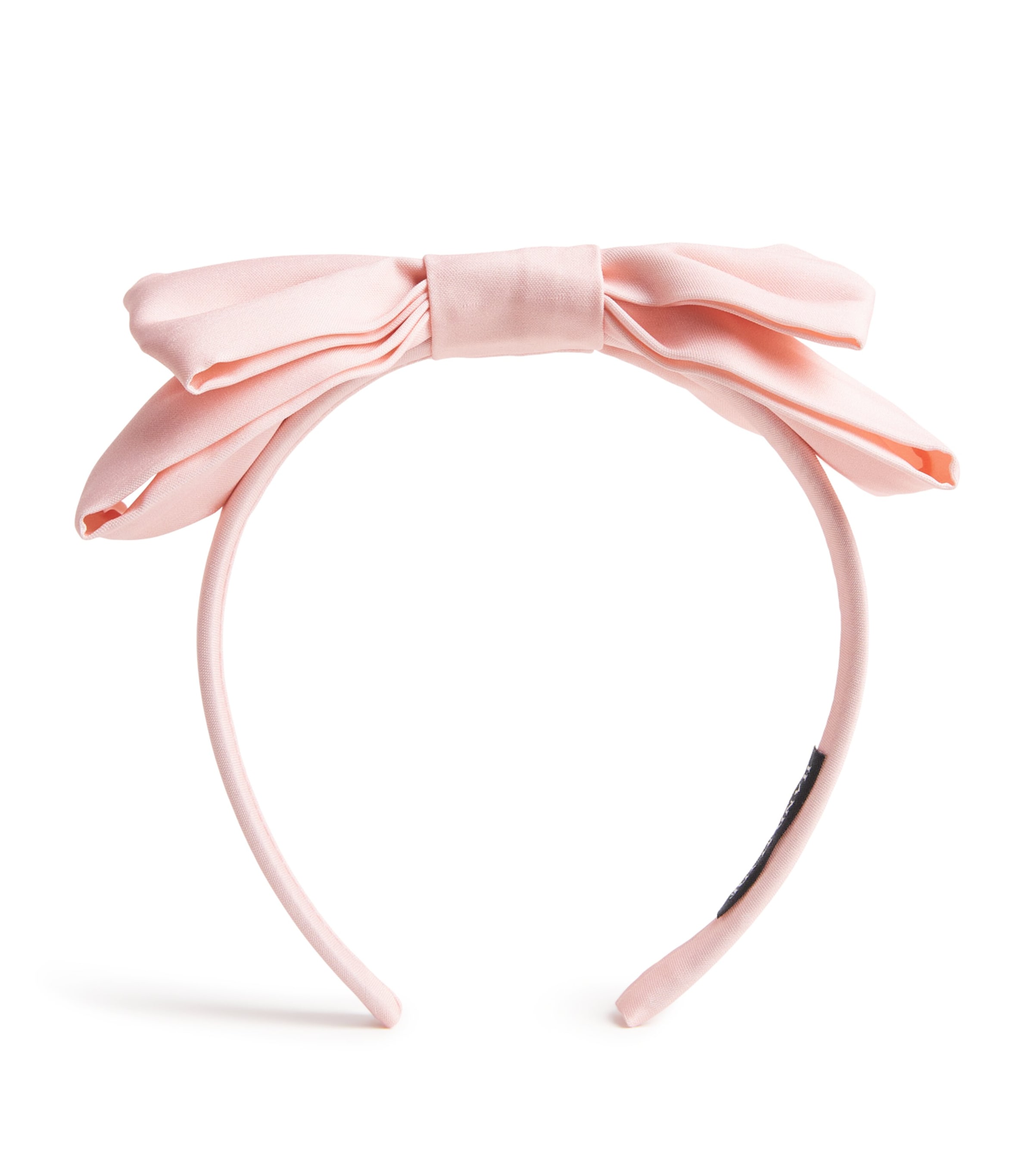 Grosgrain Bow Headband PASTEL SALMON Image 1