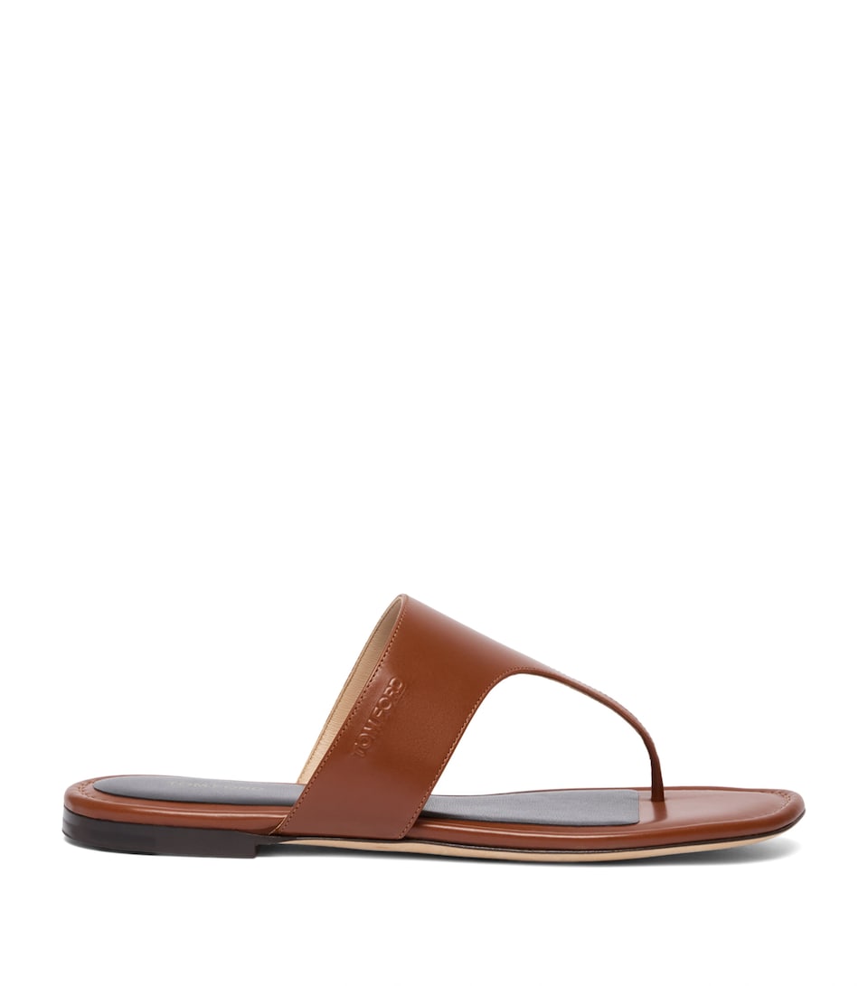 TOM FORD Calf Leather Julianne Sandals Eao