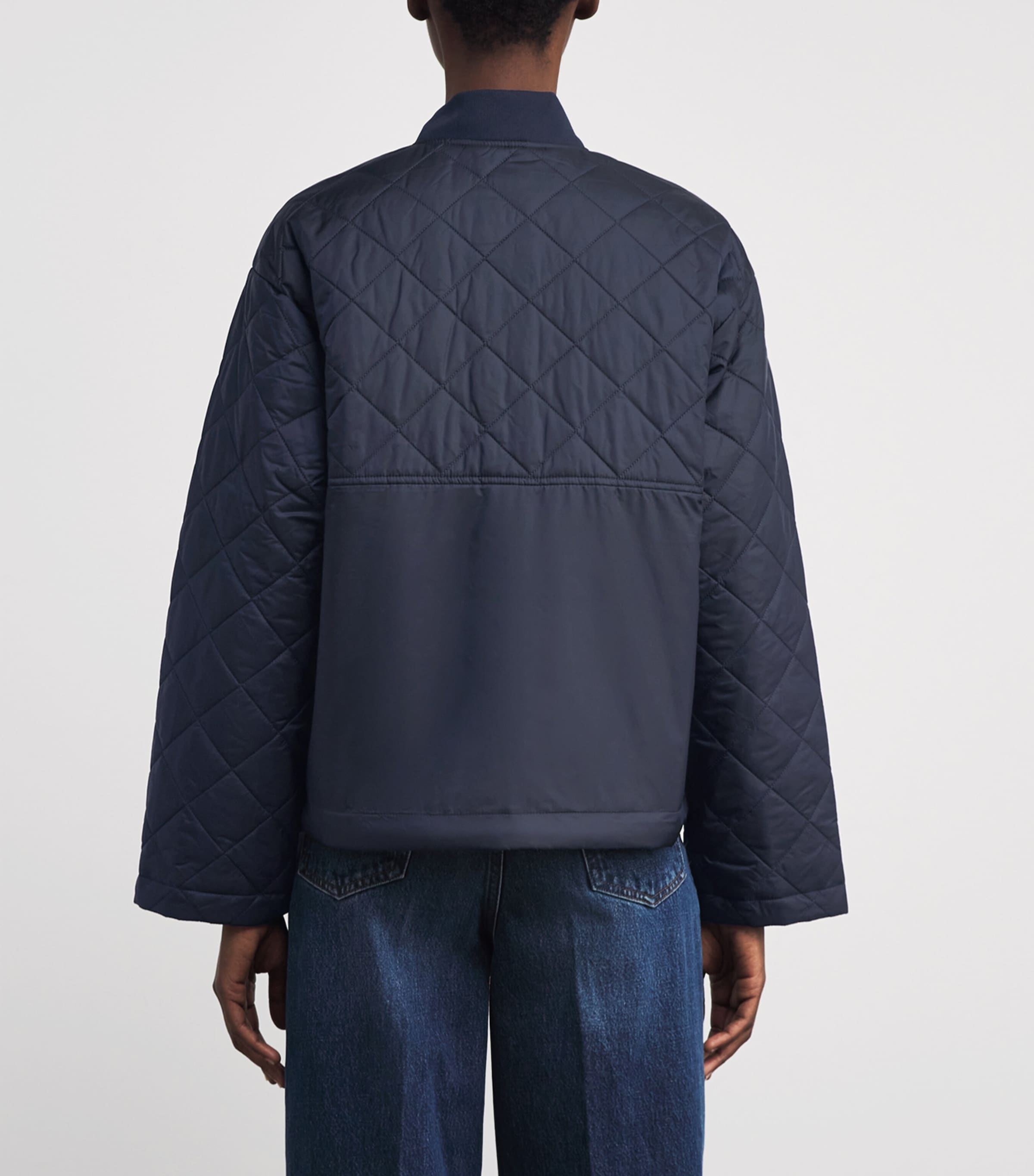 Quilted Wetherby Jacket DARK NVY/DRESS TARTN Image 4