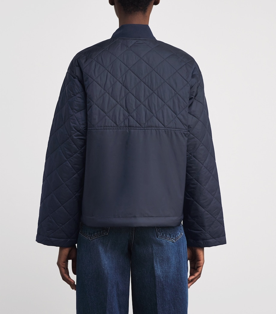 Quilted Wetherby Jacket DARK NVY/DRESS TARTN Image 4