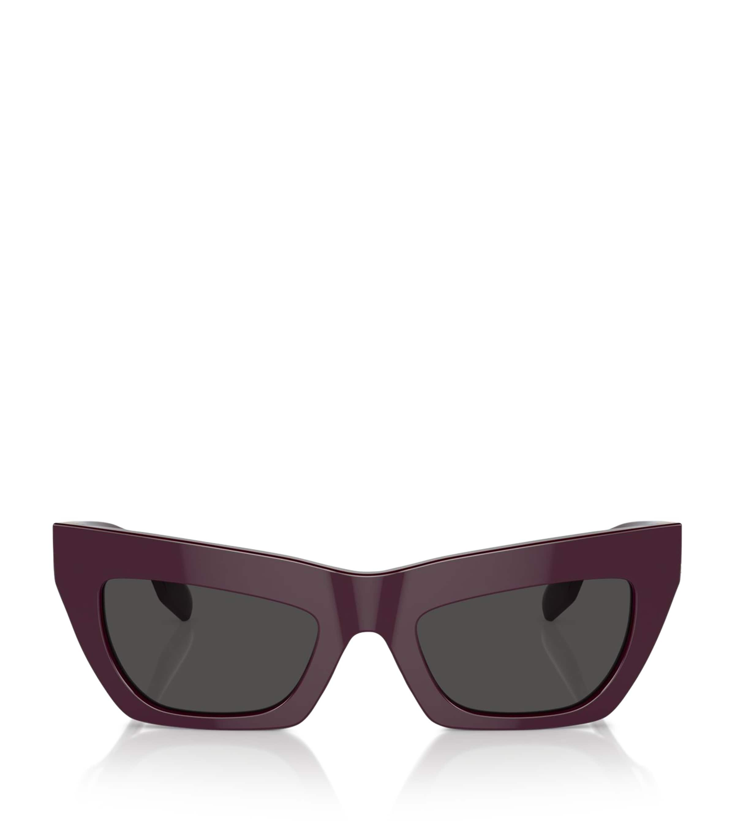 Burberry Acetate Cat-eye Sunglasses In Red