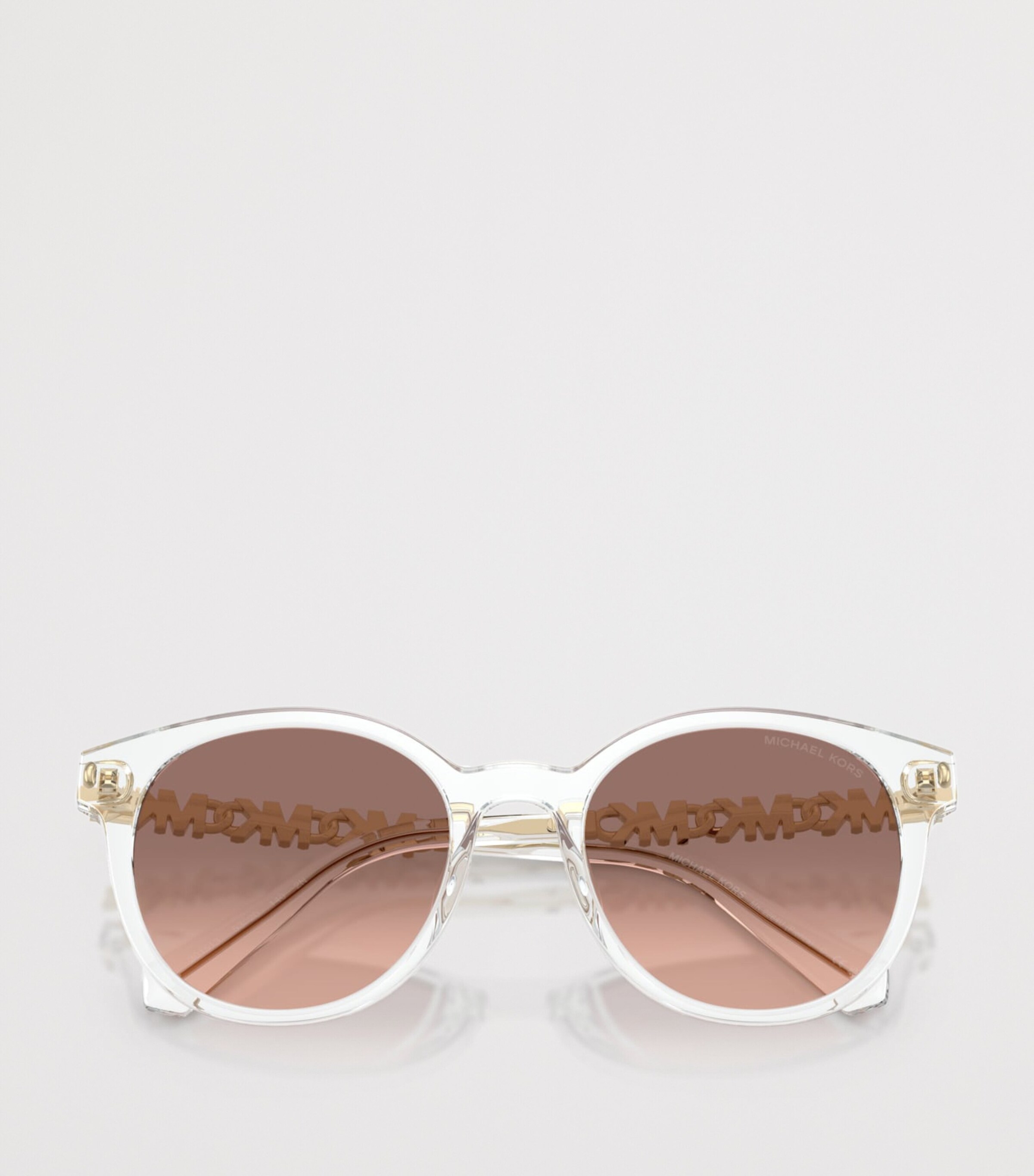 Michael Kors Pienza Round Sunglasses Clear Image 5