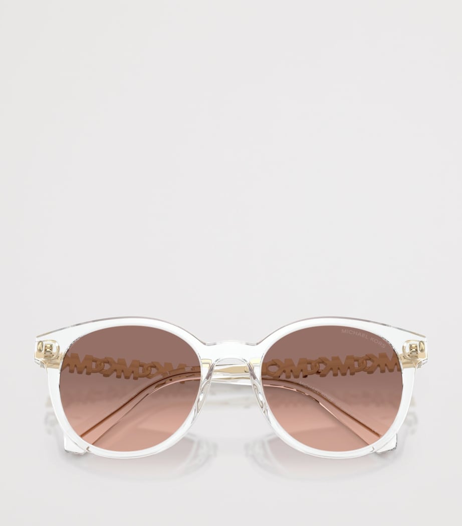 Michael Kors Pienza Round Sunglasses Clear Image 5