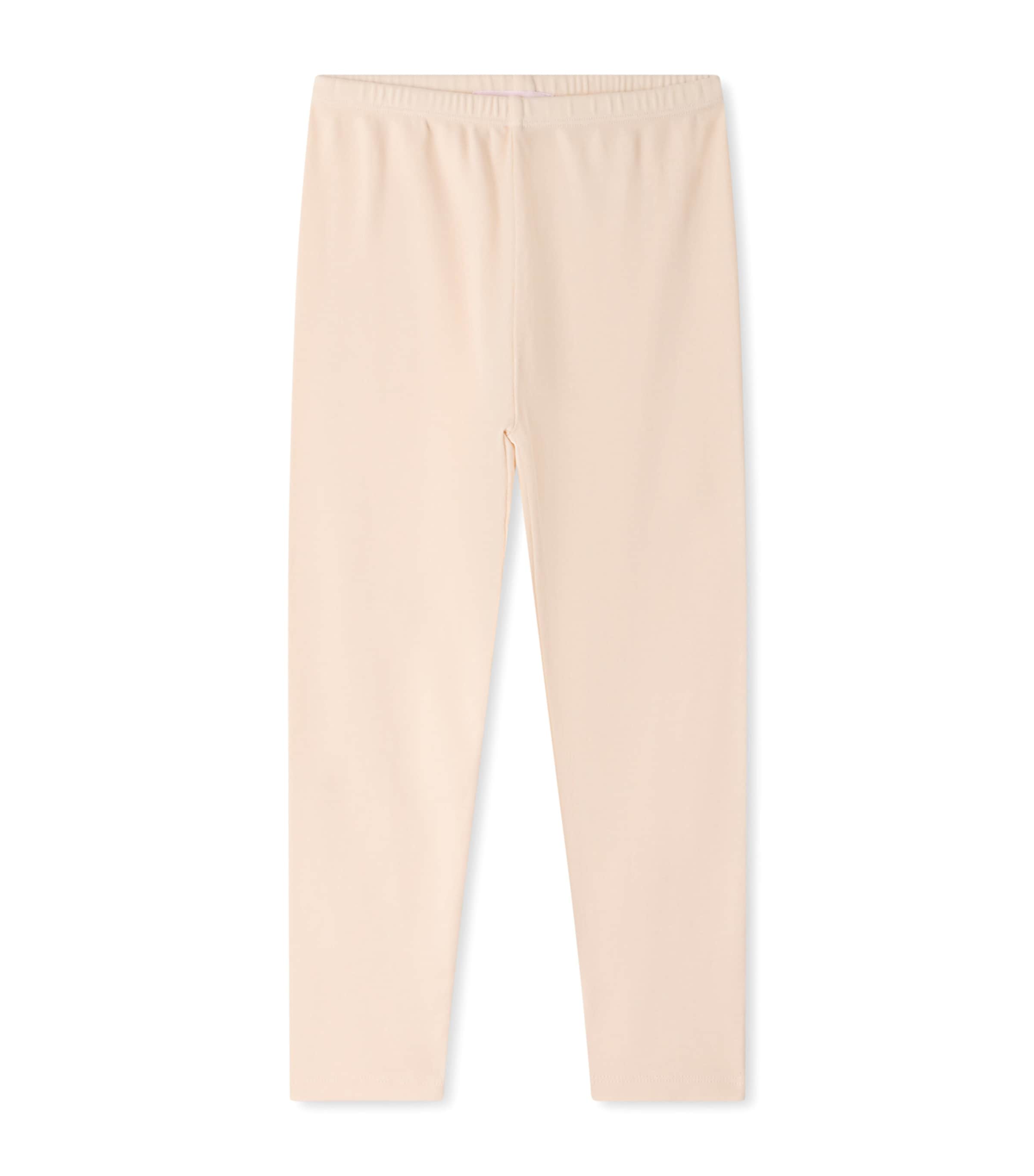 Bonpoint Cotton Leggings (4-8 Years) Rose Pale Image 1