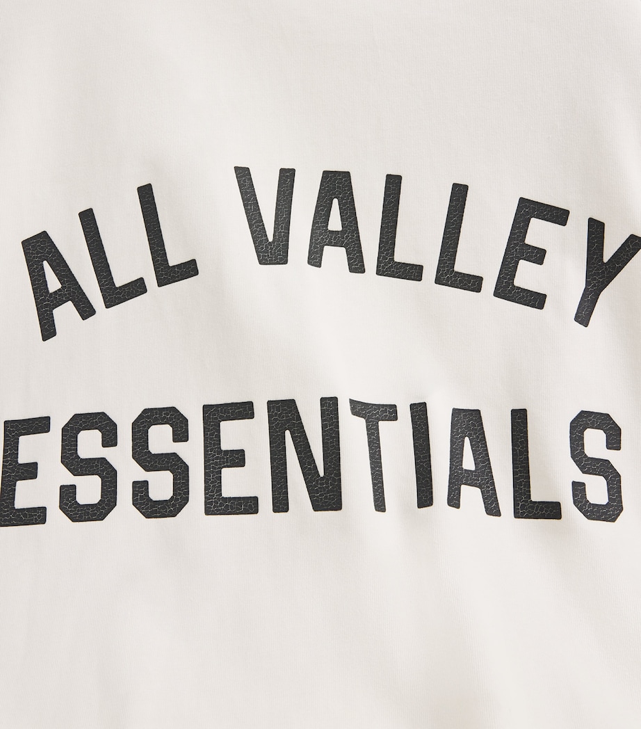 FEAR OF GOD ESSENTIALS Mens Cotton Boxy Merch T-Shirt Ivory Image 6