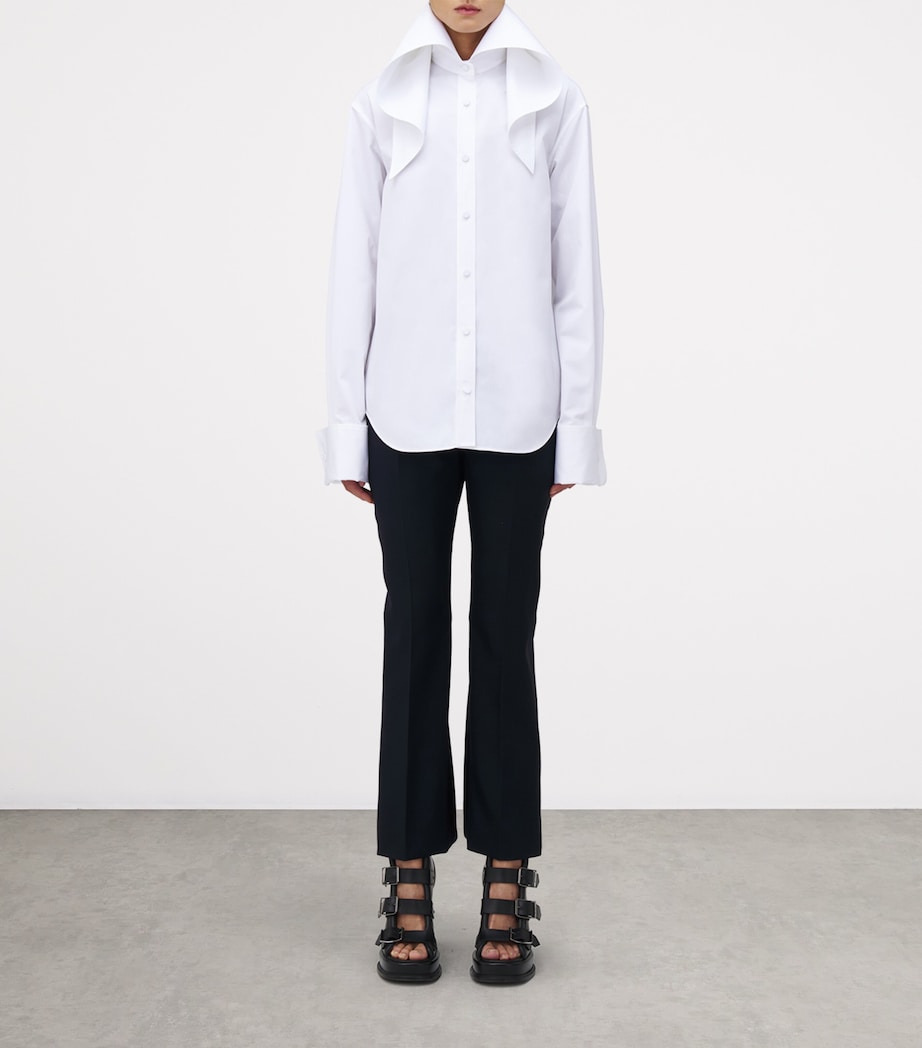 Draped Collar Shirt 9000 Image 2