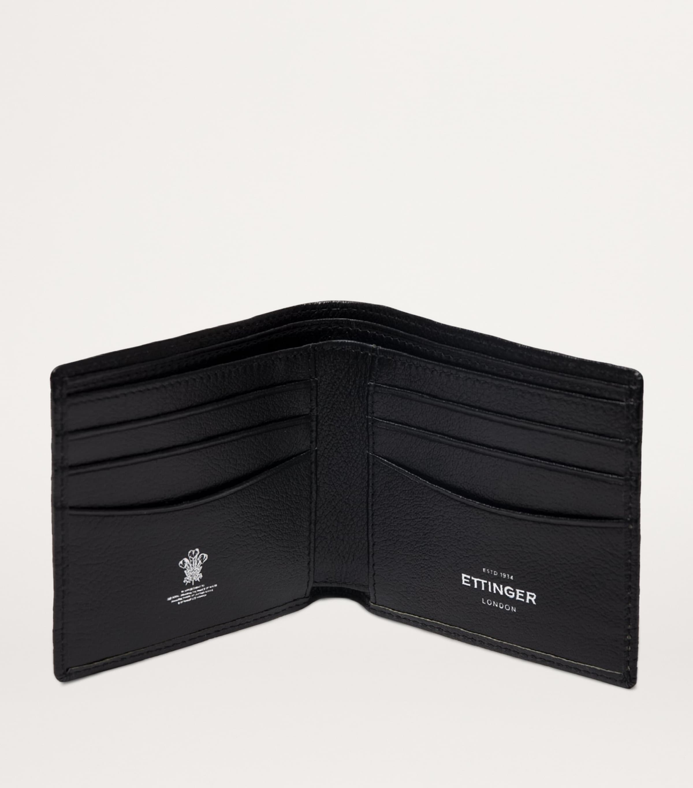 Ettinger 6-Slot Capra Bifold Wallet Black Image 2
