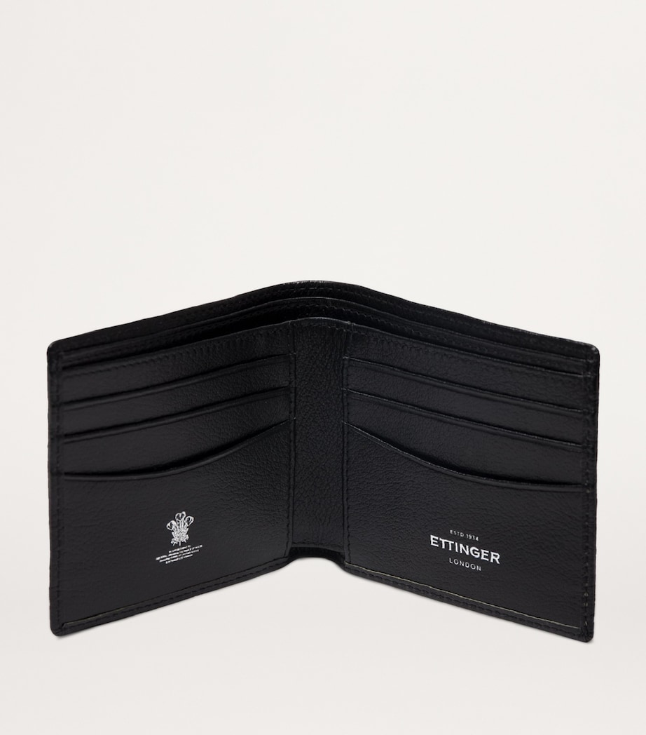 6-Slot Capra Bifold Wallet BLACK Image 2