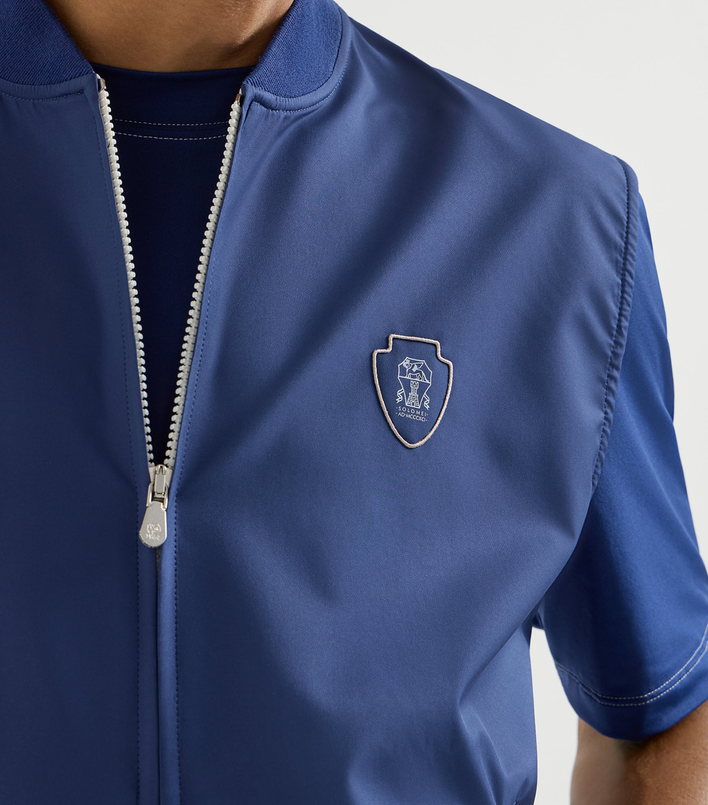 Brunello Cucinelli Mens Technical Crest Gilet Image 6