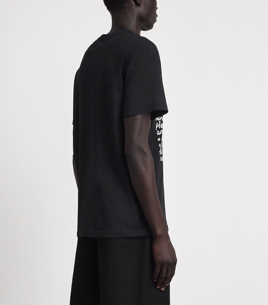 Vivienne Westwood Mens Cotton Printed T-Shirt Black Image 5