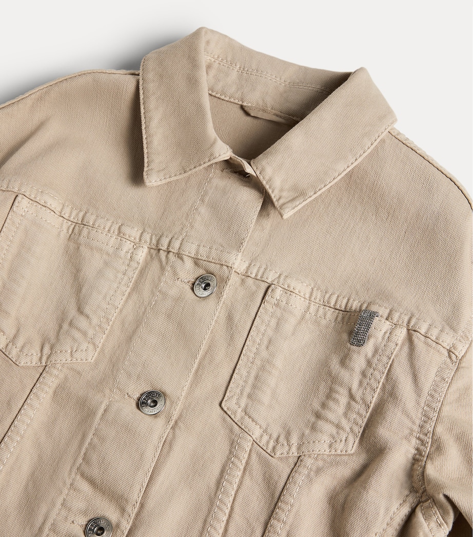 Brunello Cucinelli Kids Denim Jacket (4-6 Years) Image 3