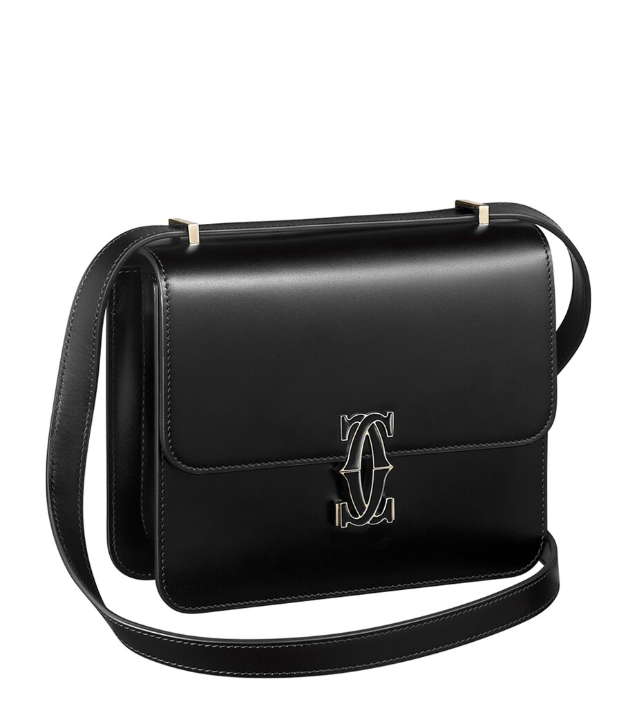 Cartier Mini Leather C de Cartier Shoulder Bag Black Image 9