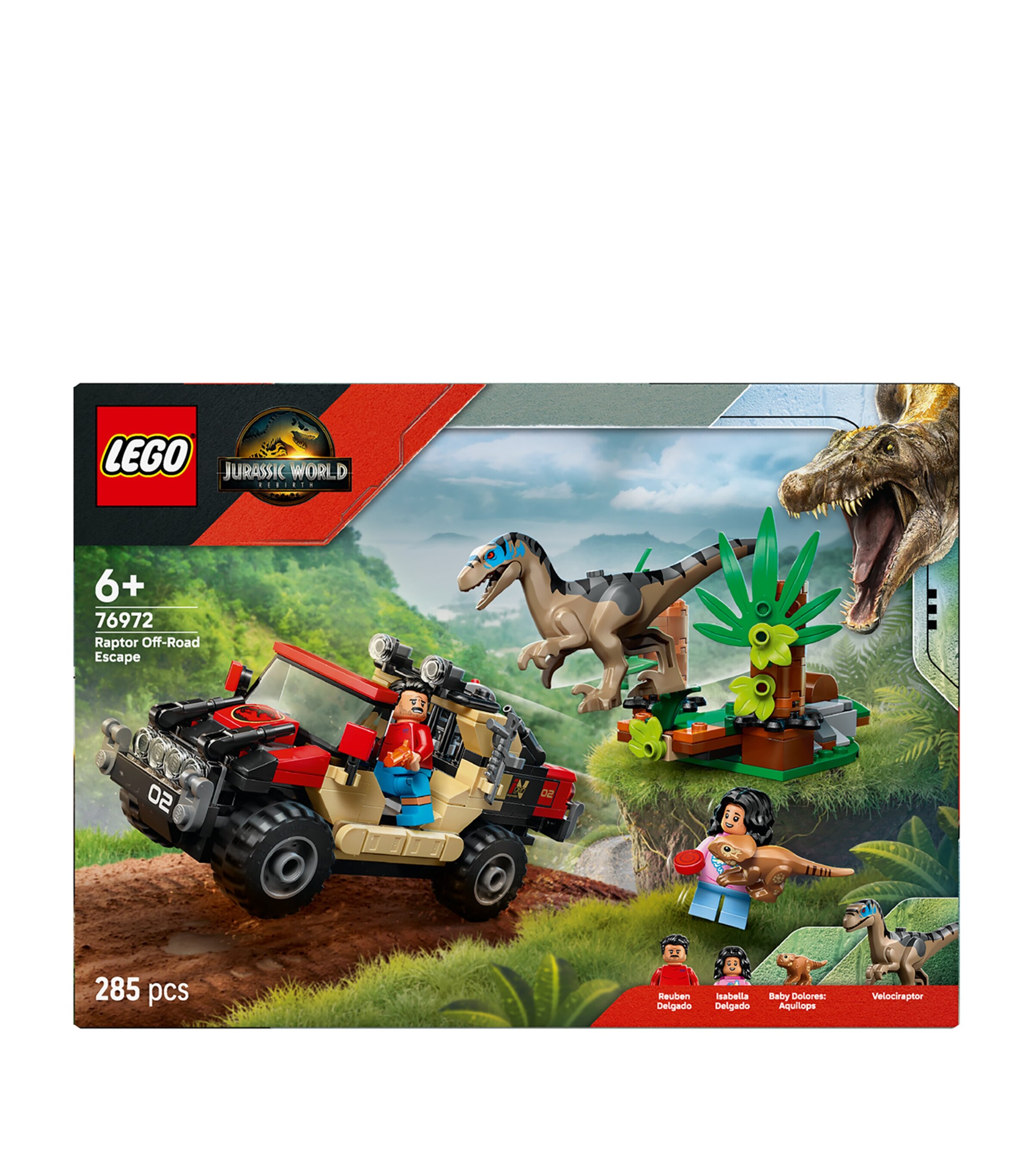 Lego Jurassic World Raptor Off-Road Escape 76972 | Harrods UK