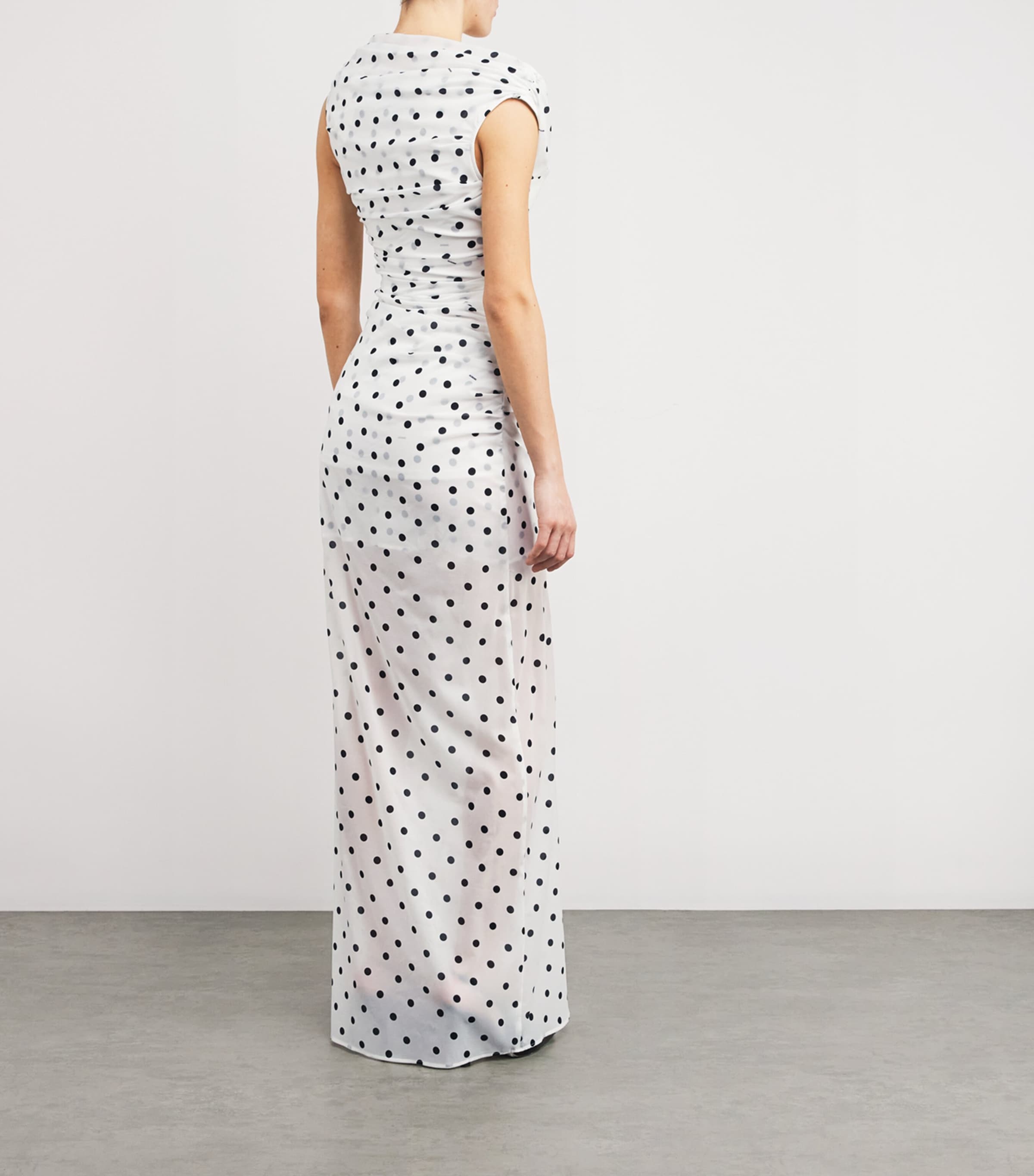Jacquemus Polka-Dot Rita Maxi Dress | Harrods US