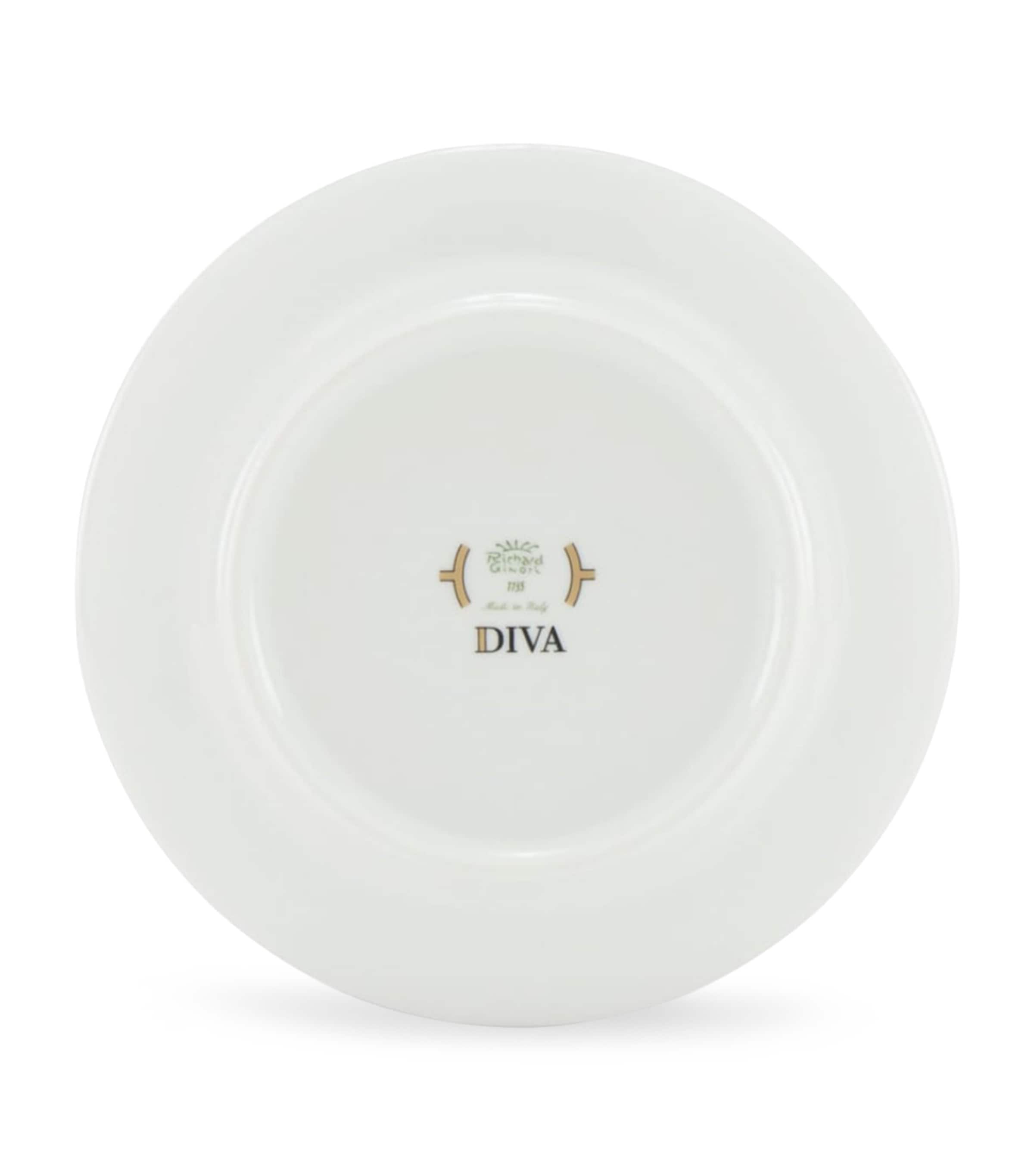 Porcelain Colonna Diva Rosa Bread Plate (17cm) G00134902 Image 3