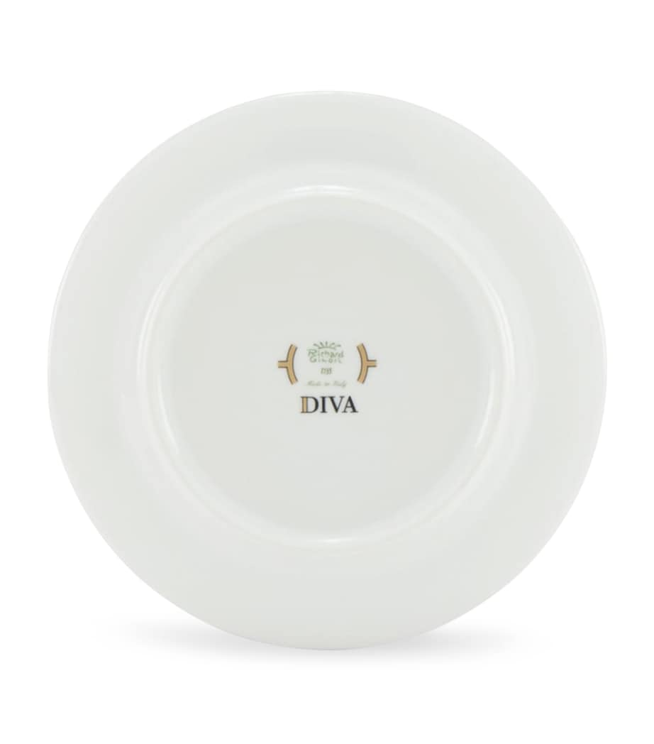 Porcelain Colonna Diva Rosa Bread Plate (17cm) G00134902 Image 3