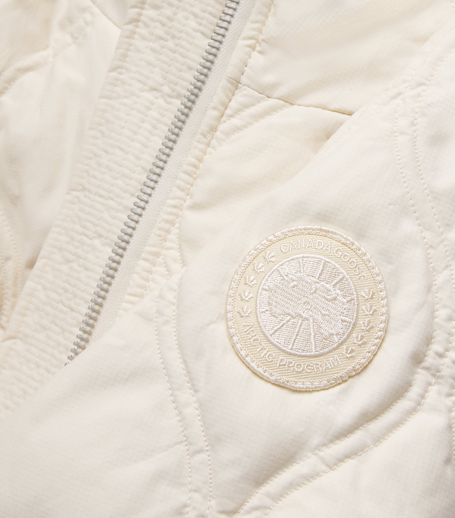 Quilted Alessia Coat LINEN Image 5
