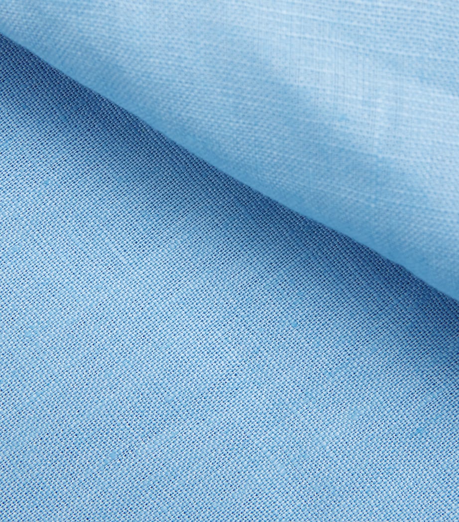 Faithfull The Brand Womens Linen Syna Wide-Leg Trousers Sky Blue Image 6