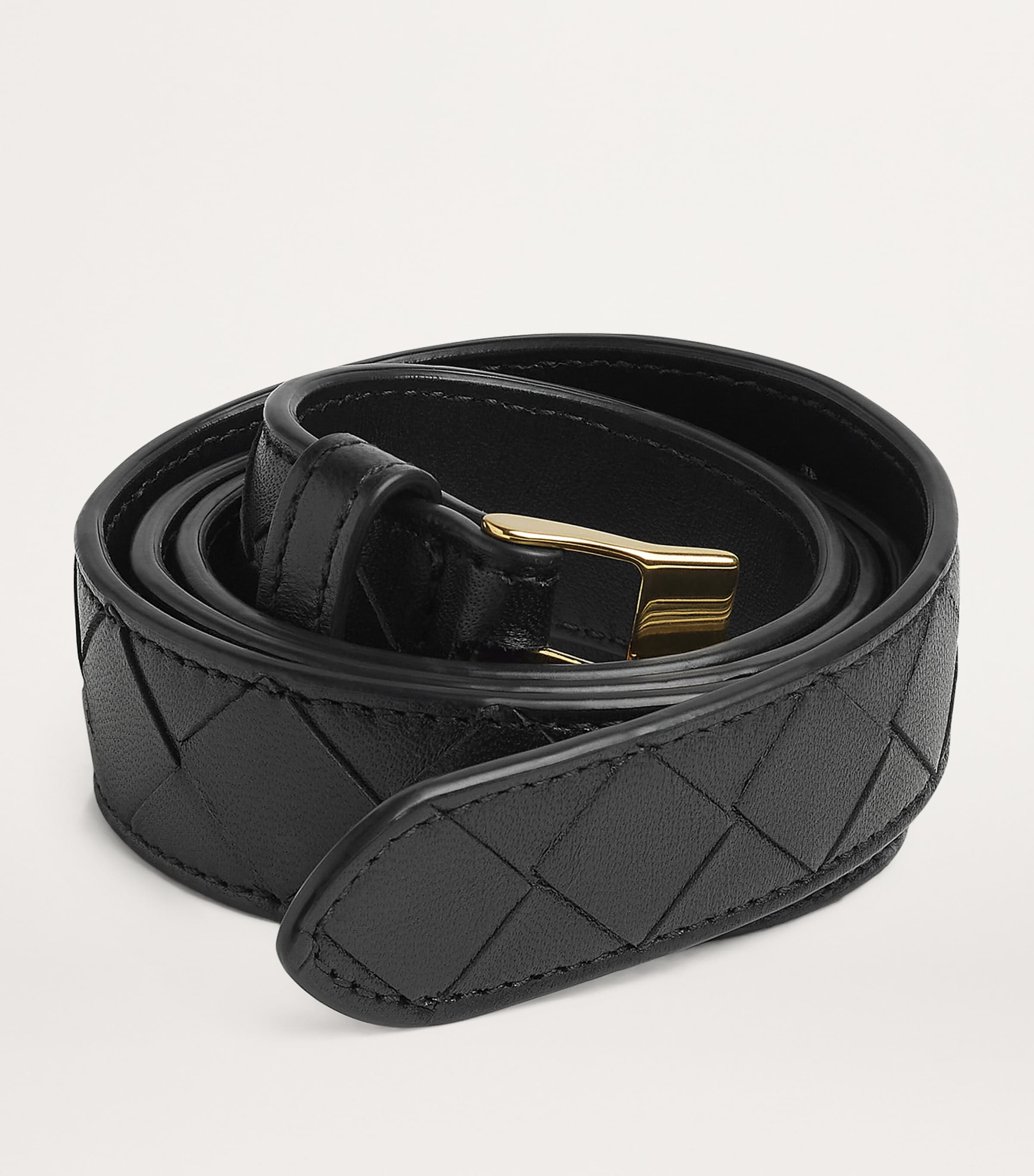 Leather Intreccio Watch Belt 1019 Image 3