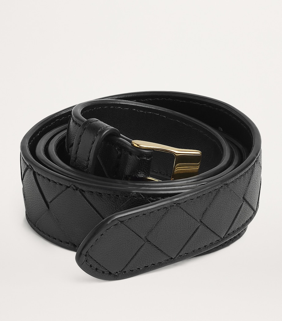 Leather Intreccio Watch Belt 1019 Image 3