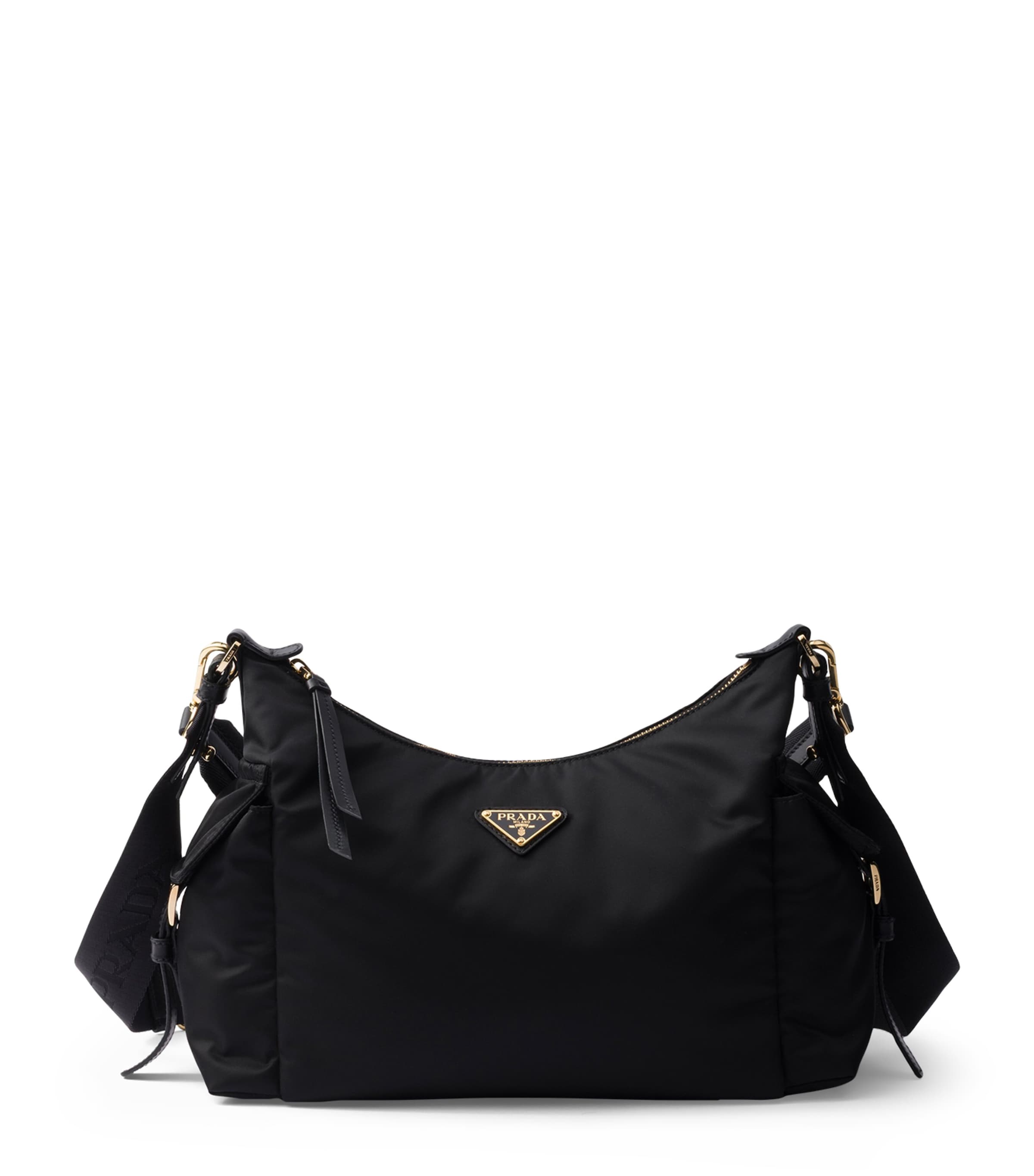 Re-Nylon and Leather Explore Shoulder Bag F0002 Image 1