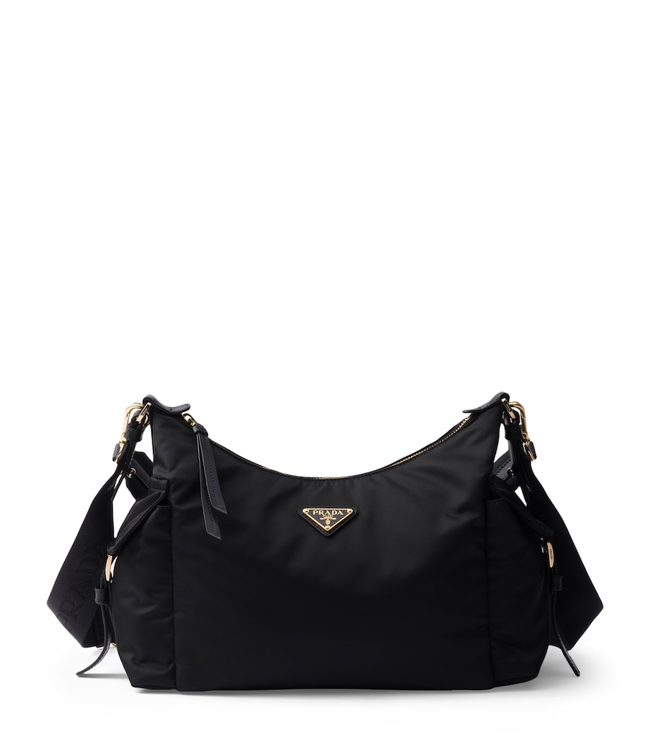 Re-Nylon and Leather Explore Shoulder Bag F0002 Image 1