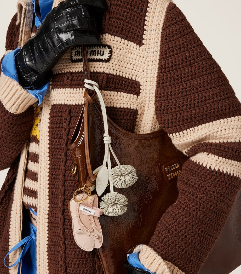 Leather Ballet Flats Keychain F0NZ2 Image 3