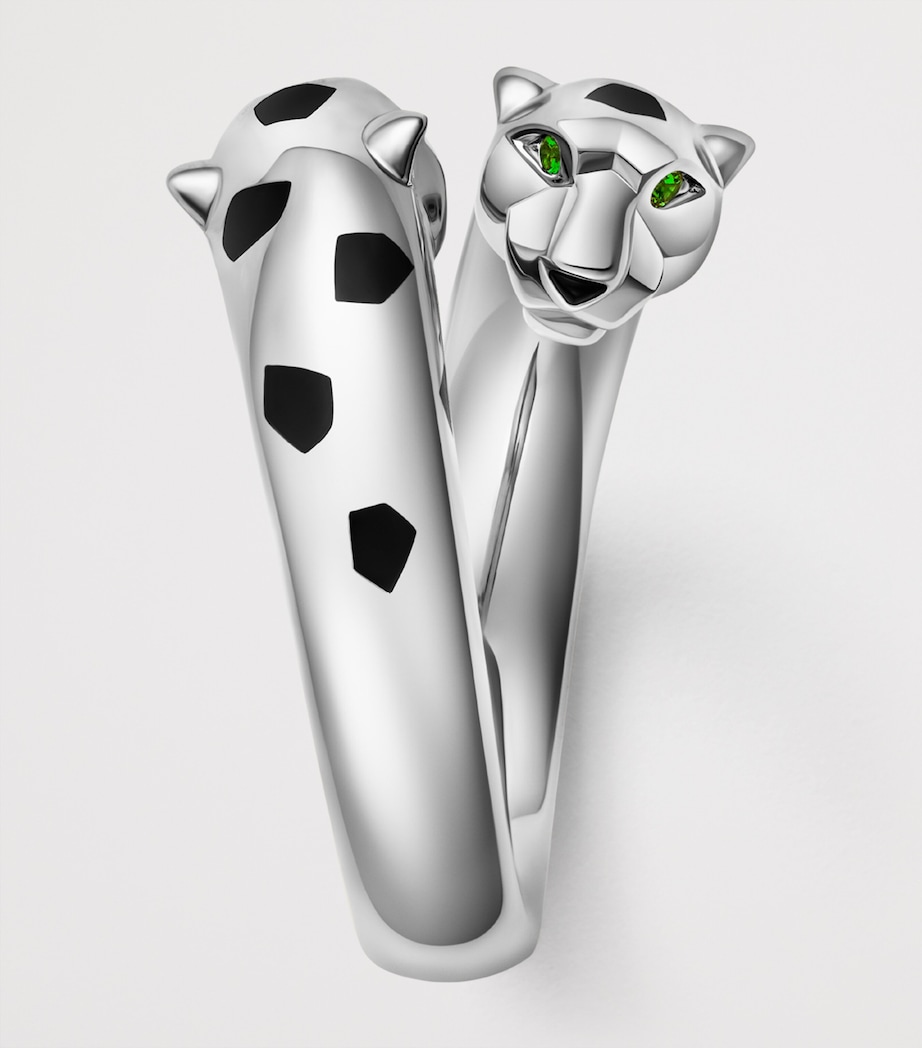 Cartier White Gold, Tsavorite and Onyx Panthère de Cartier Ring White Gold Image 4