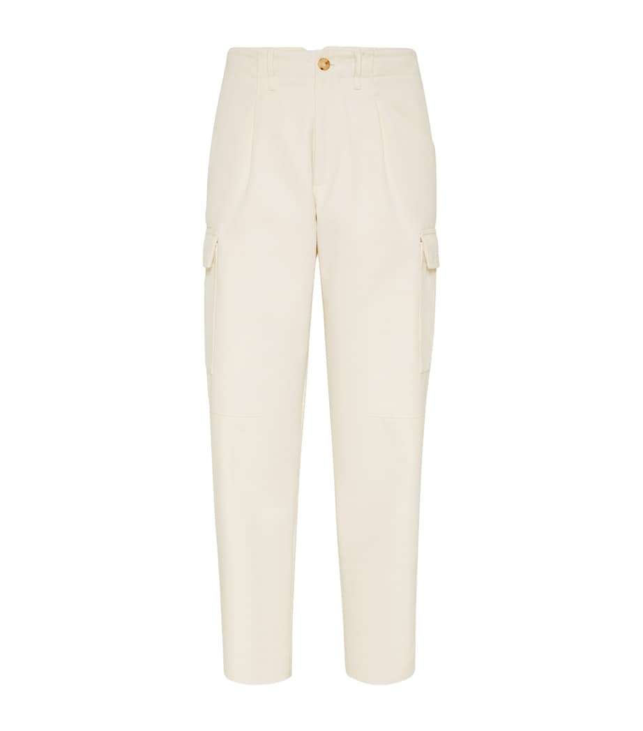 Cotton-Wool Leisure Fit Cargo Trousers C7510 Image 1