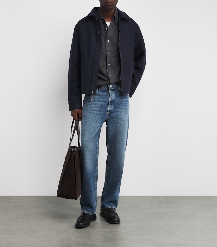 Wool Langdon Jacket NAVY Image 2