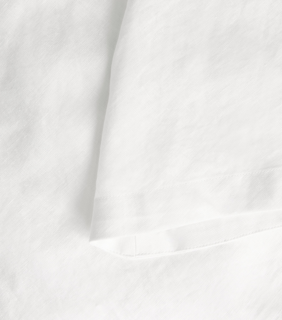 Polo Ralph Lauren Womens Linen Wrap Midi Skirt White Image 6