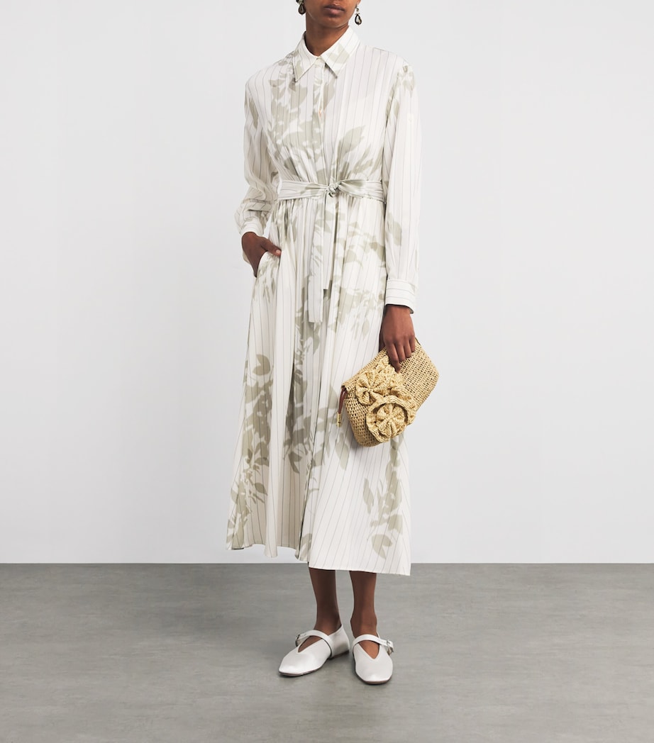 Printed Midi Dress CREAM Image 2