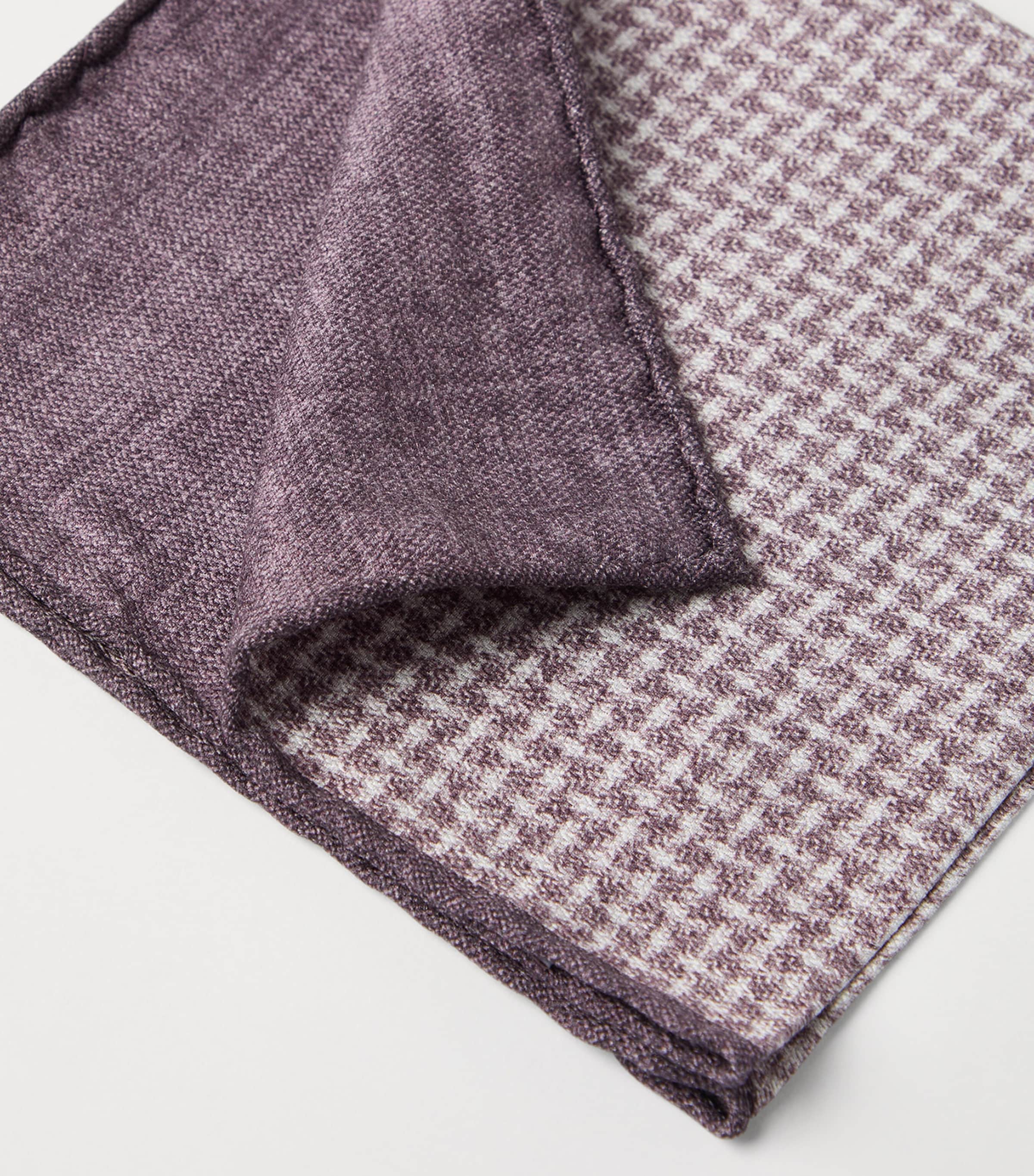 Silk Patterned Pocket Square C9218 Image 3