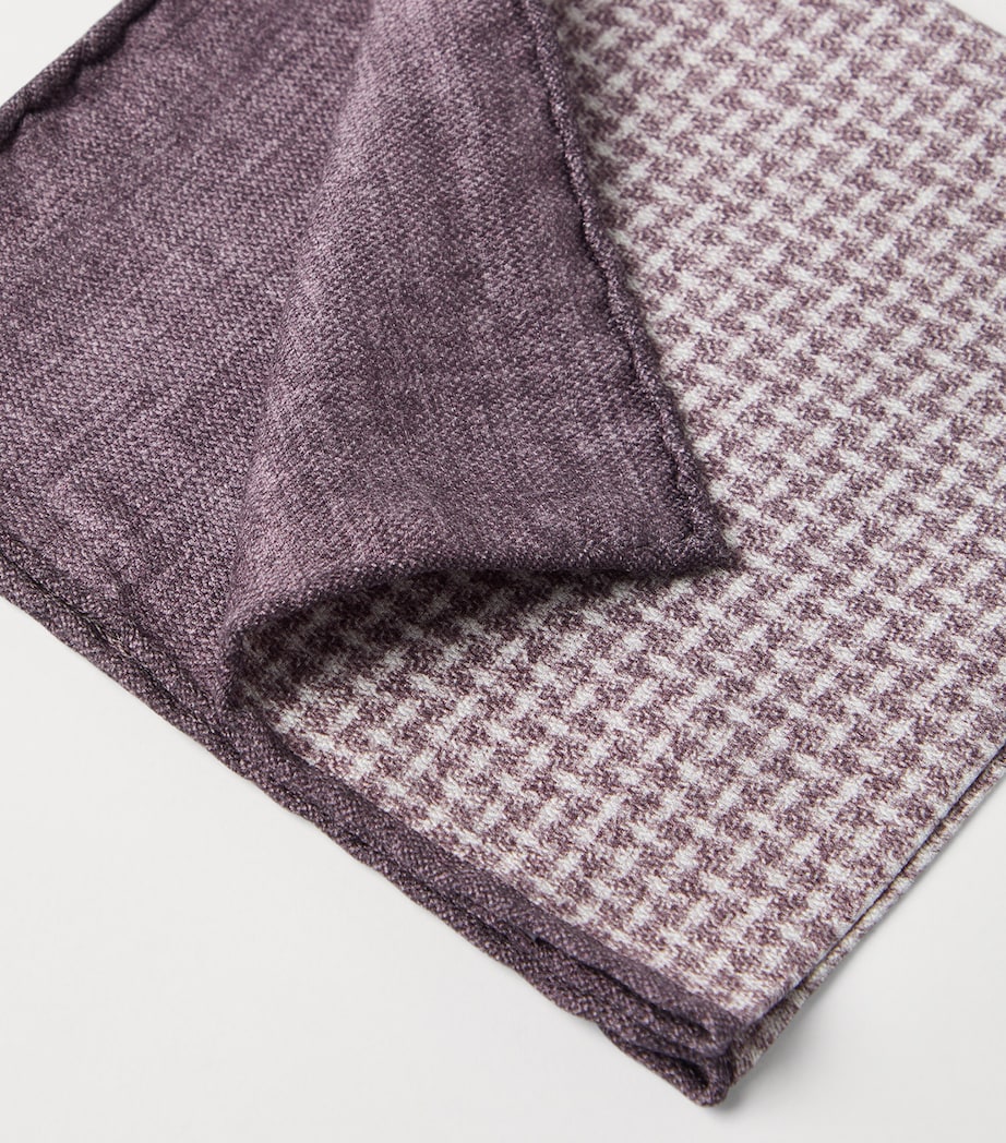 Silk Patterned Pocket Square C9218 Image 3