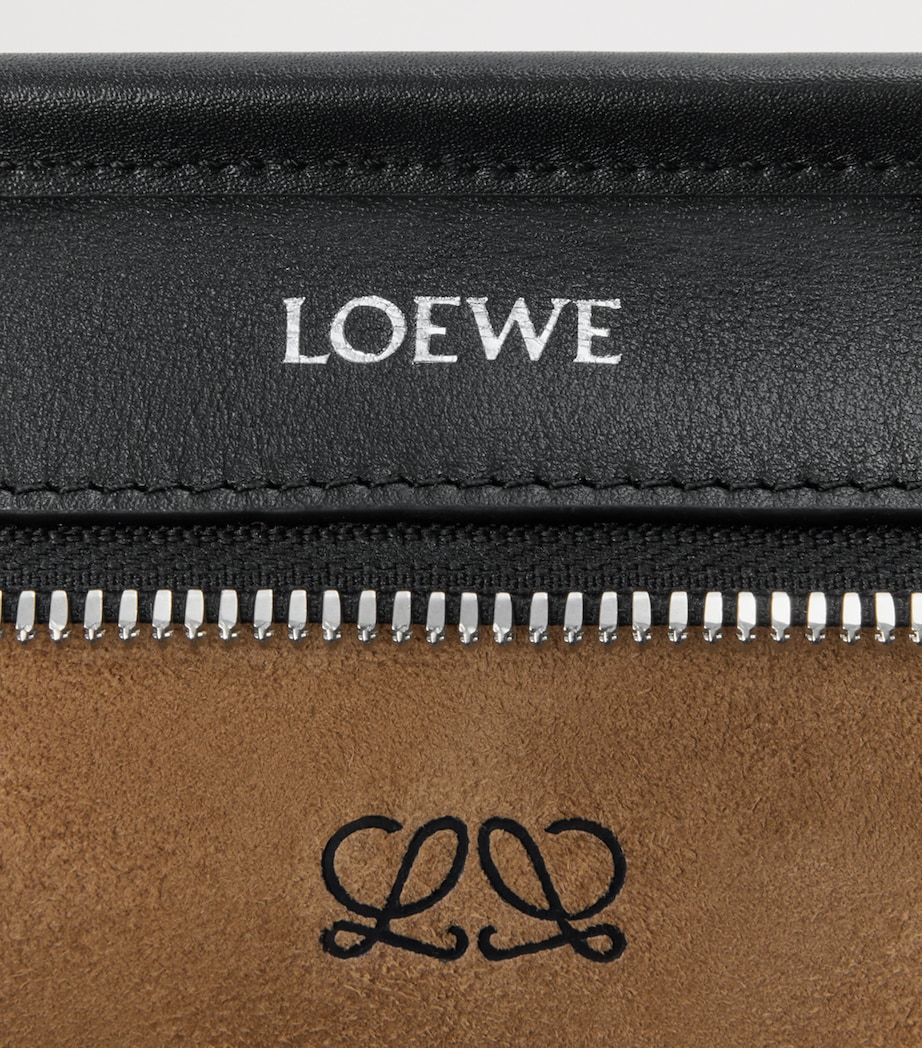 LOEWE Small Leather Amazona 180 Top-Handle Bag Black Image 13