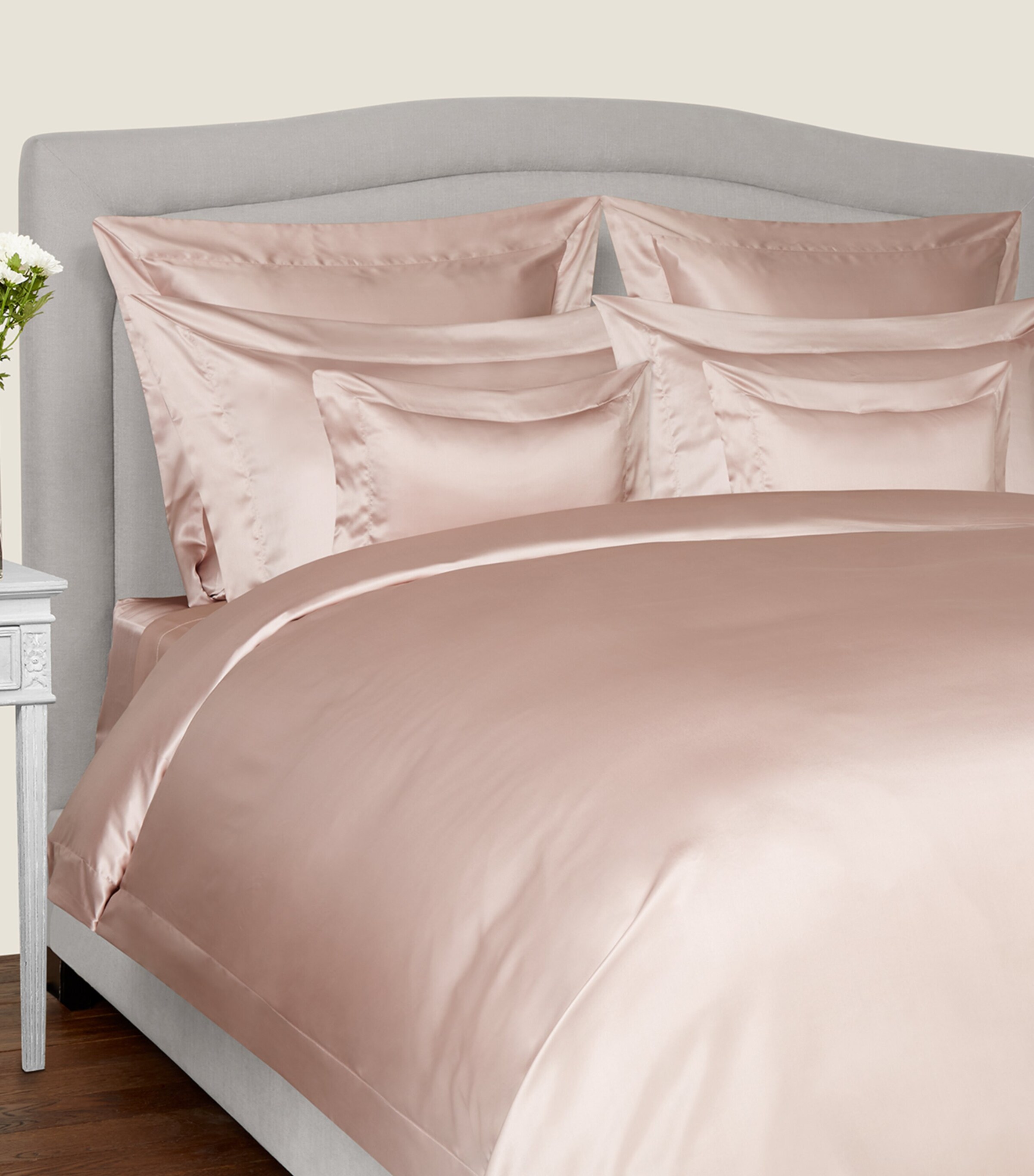 Gingerlily Silk Oxford Pillowcase In Gold