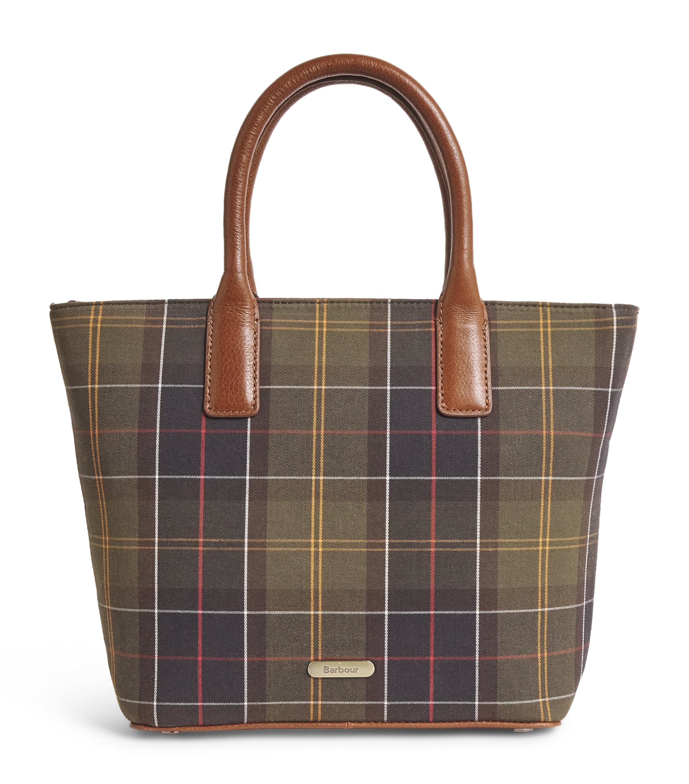 Barbour Tartan Birch Tote Bag Classic Tartan Image 1