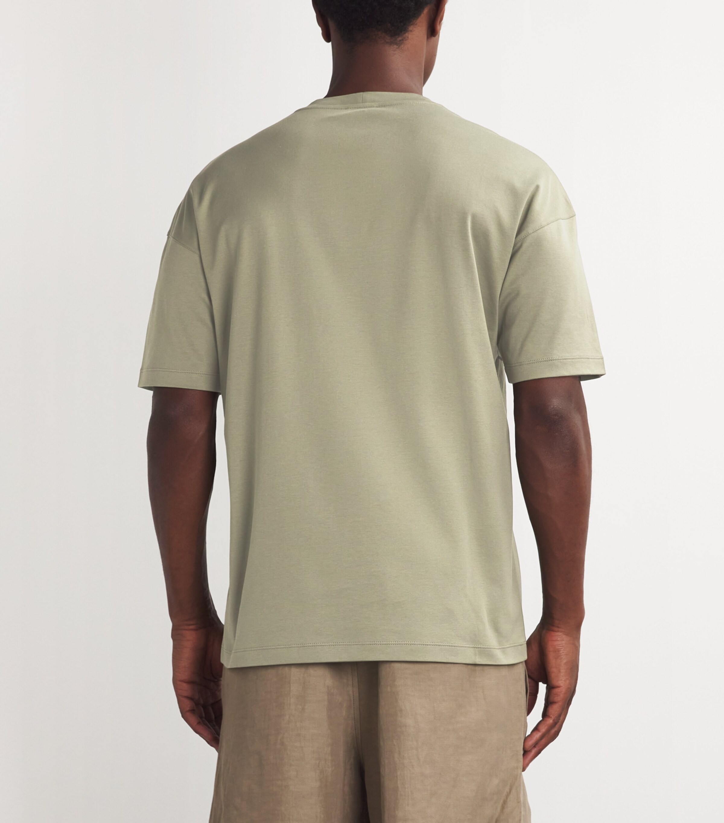 ■ GIORGIO ARMANI ■ シグニチャープリント Tシャツ Giorgio Armani Signature Print T-Shirt | Harrods UK