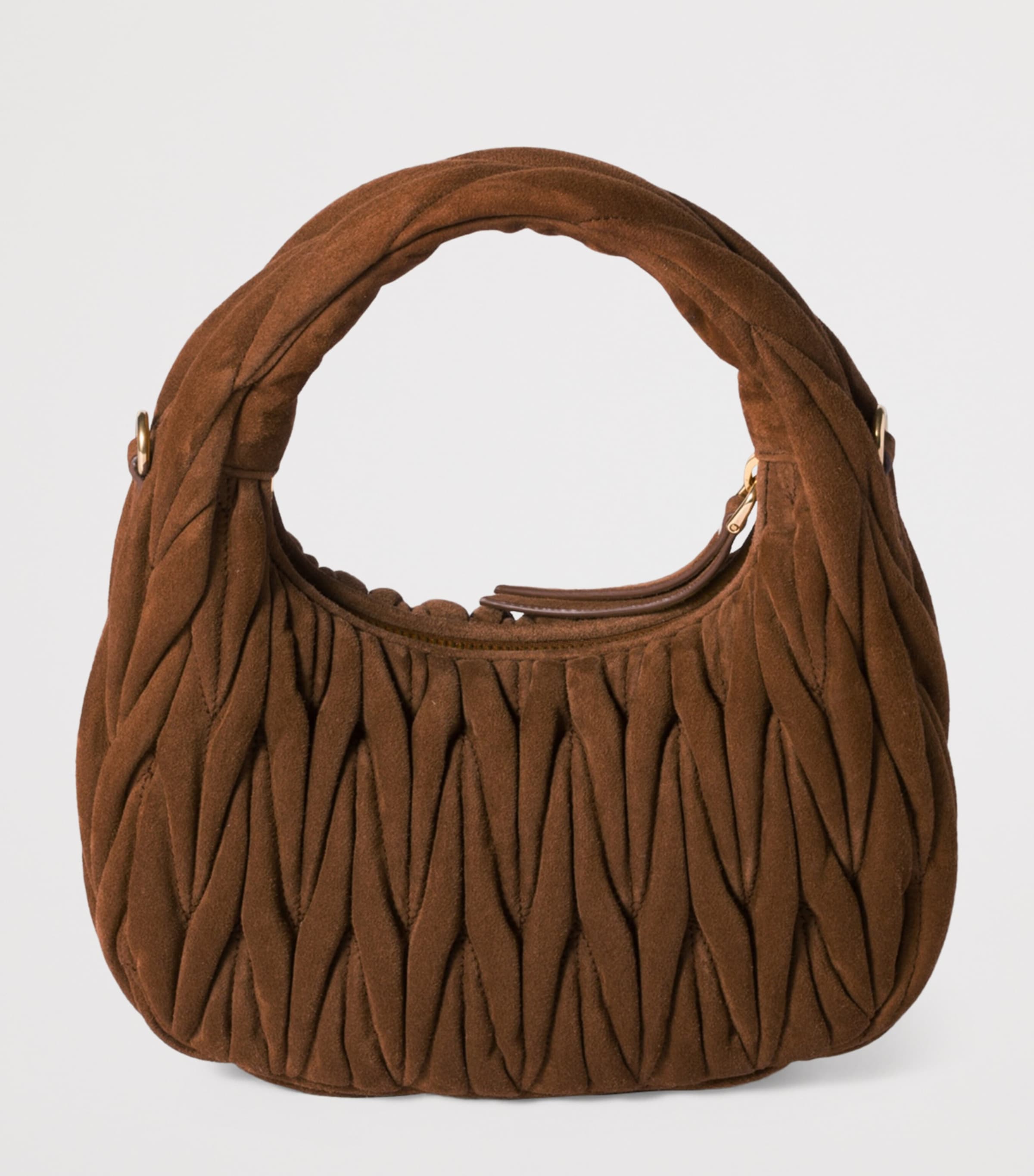 Small Matelassé Leather Wander Top-Handle Bag F0324 Image 3