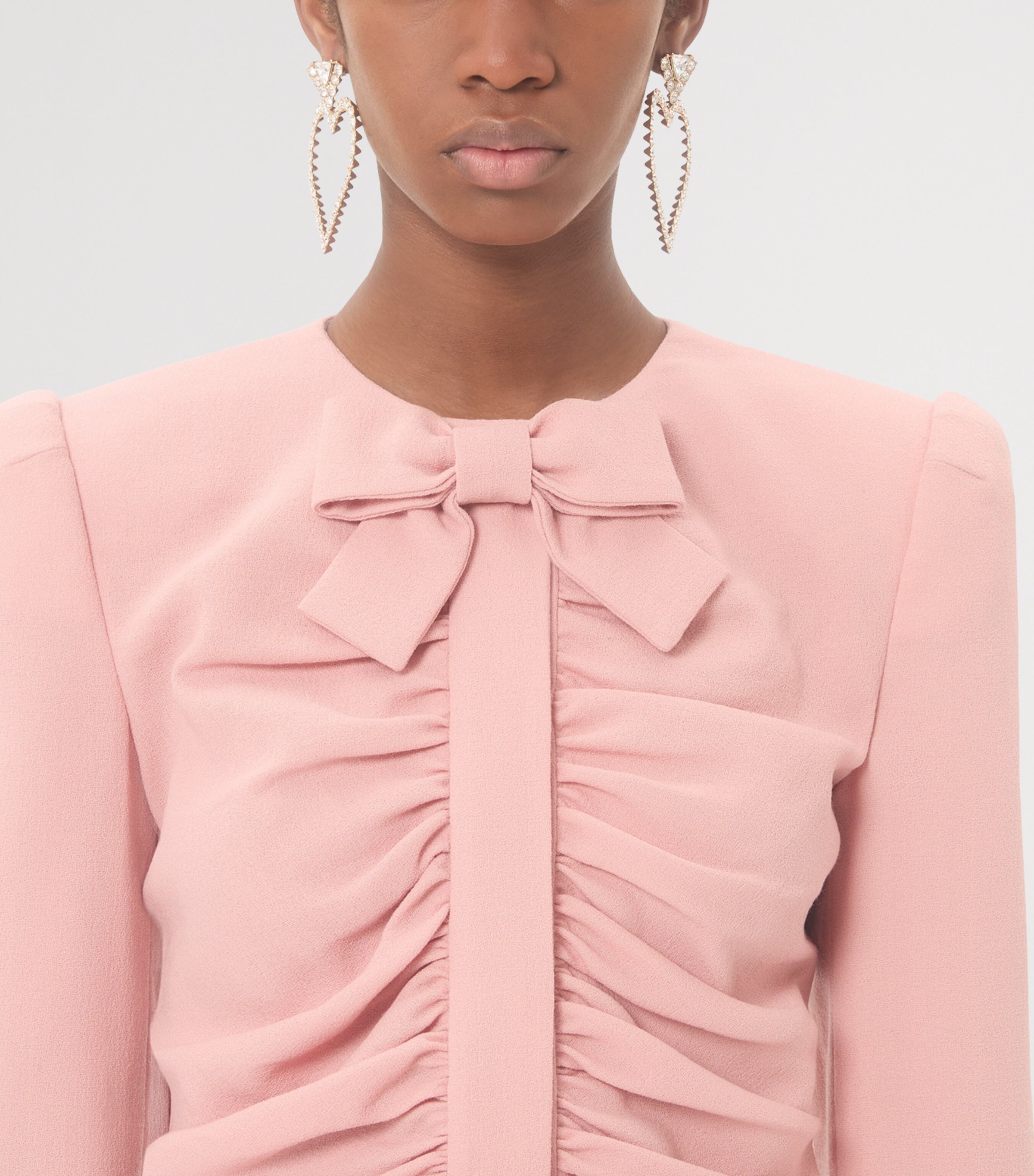 Virgin Wool Bow Jacket F8U Image 6