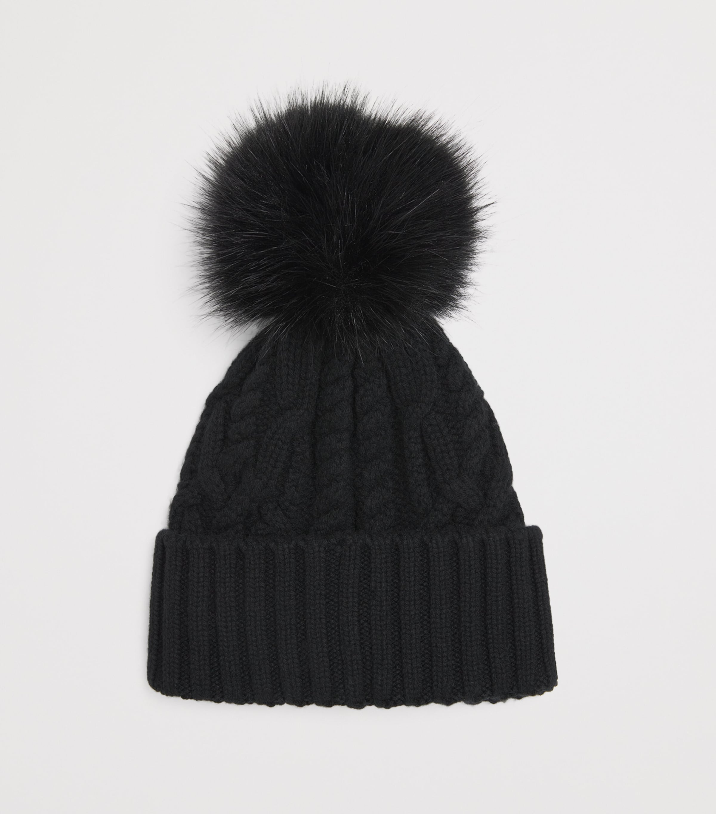 Virgin Wool-Cashmere Pom-Pom Beanie 999 Image 2